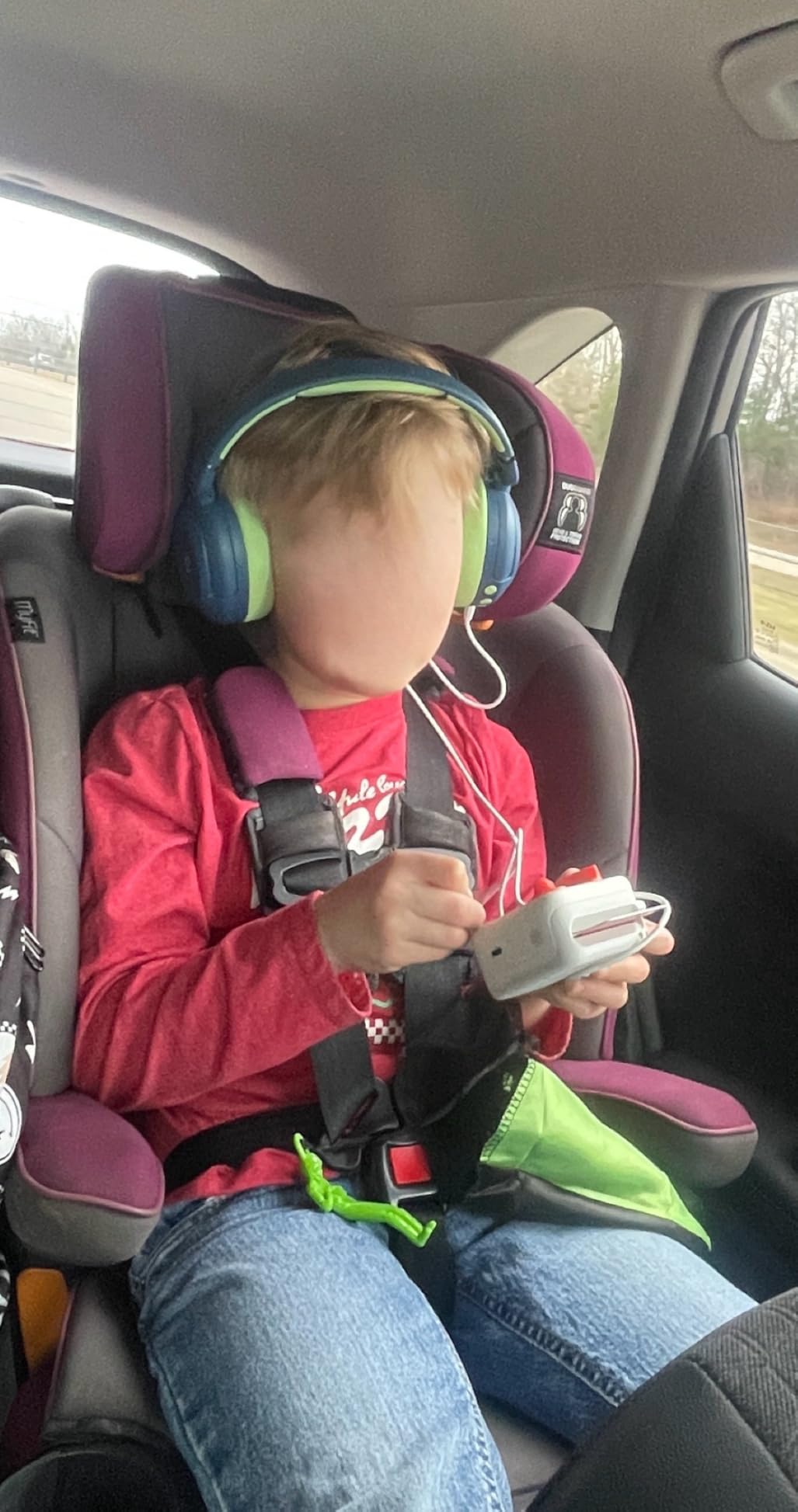 iClever BTH20 Active Noise Cancelling Headphones for Kids, 60H Play Time, Type C Fast Charging, Safe Volume 80dBA, Bluetooth5.4, Award-Winning Kids Headphones Wireless for iPad Tablet Airplane customer photo 1