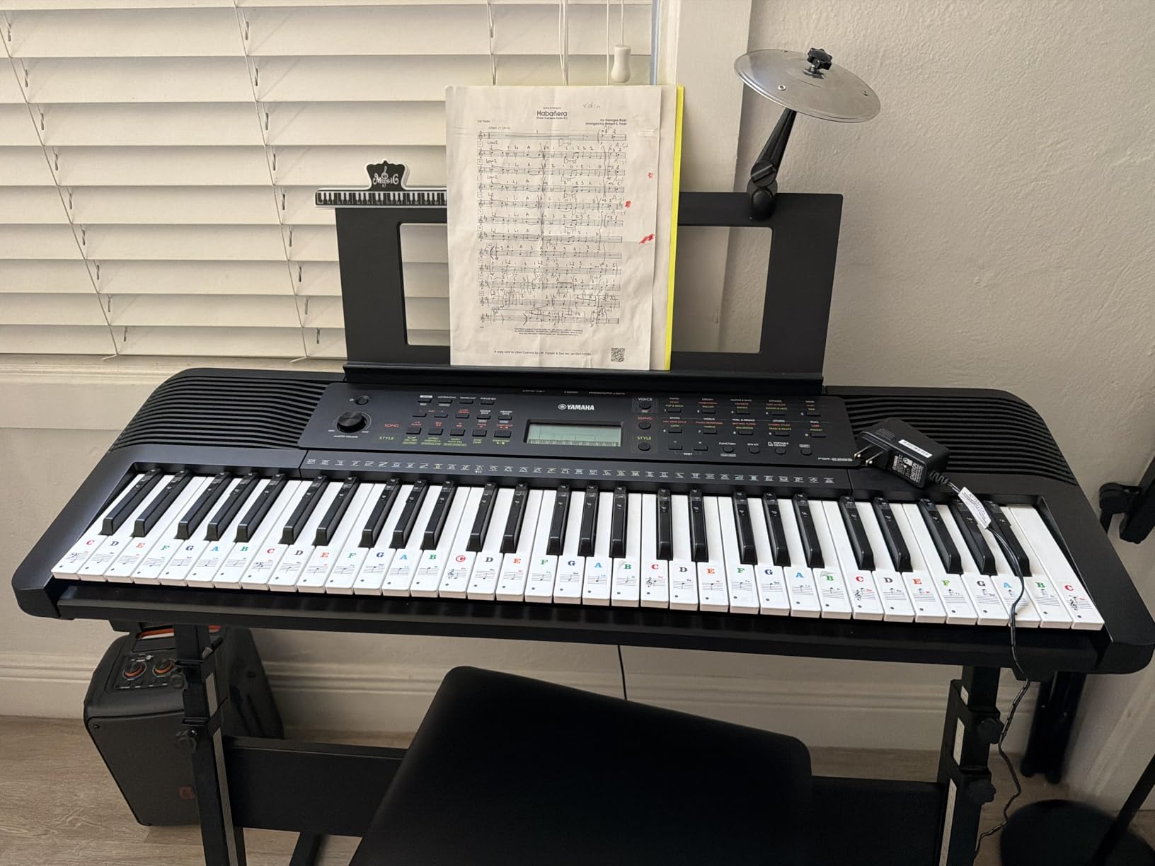 Yamaha PSR-E283 61-Key Portable Keyboard for Beginners with Learning Tools, Music Rest and Power Adapter customer photo 2