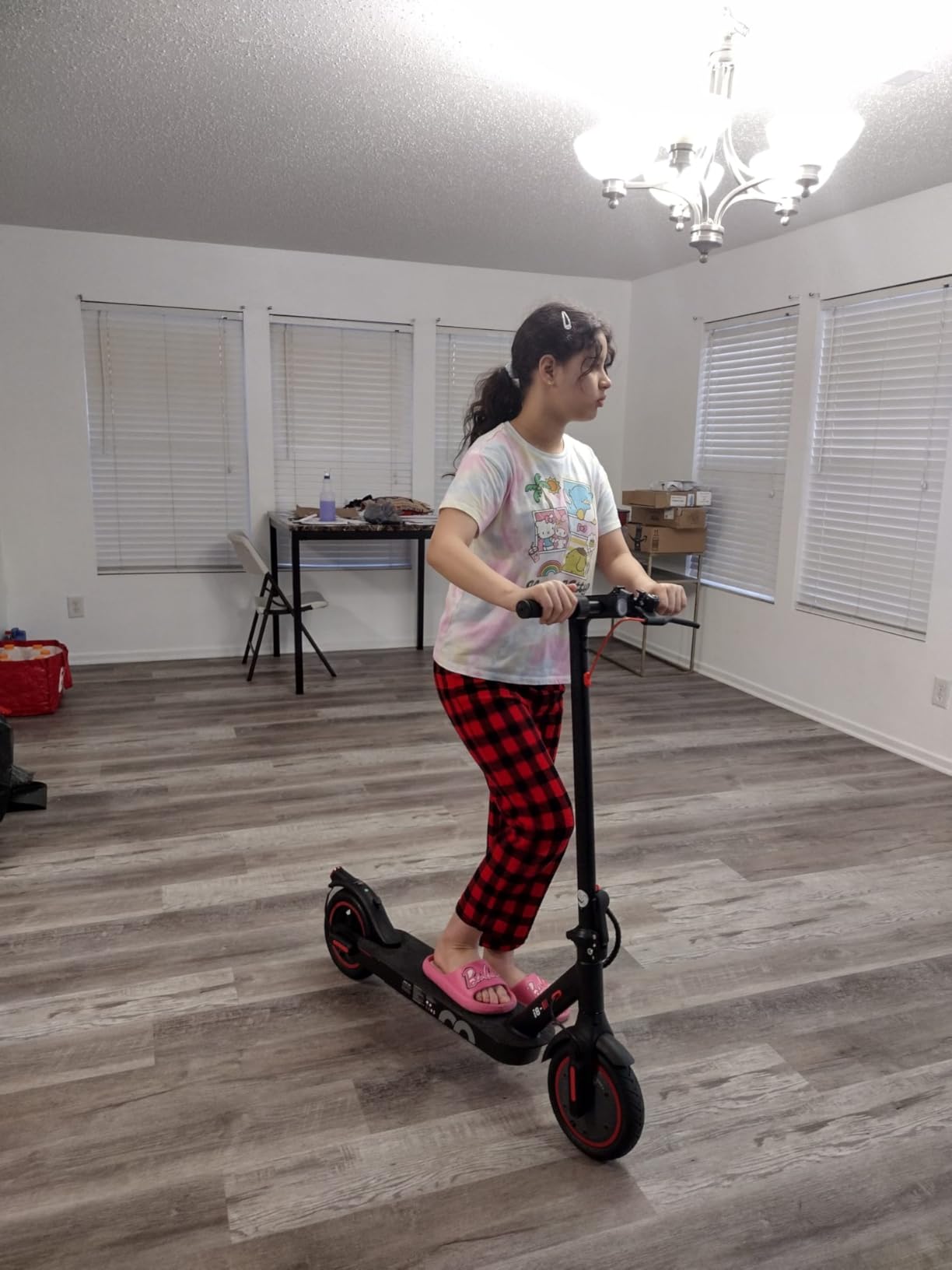 iScooter Electric Scooter Adults & Big Kids, 18/15/12 Miles Long Range,22/19/18 Mph Top Speed, Commuting Electric Scooter with Cruise Control, Double Braking Systems Escooter for Adults and Teens customer photo 1