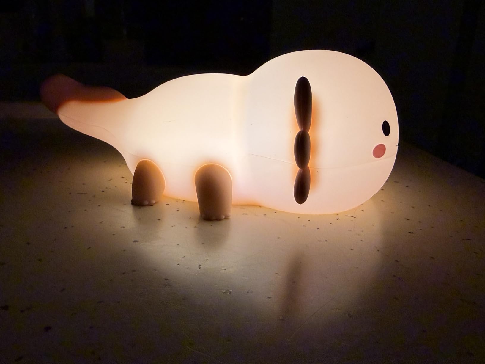 FAMIDUO Duck Night Light, Cute DoDo Duck Lamp, Squishy Silicone Dimmable Bedside Light for Baby Kids Nursery with Timer, Rechargeable Touch Nightlight customer photo 1