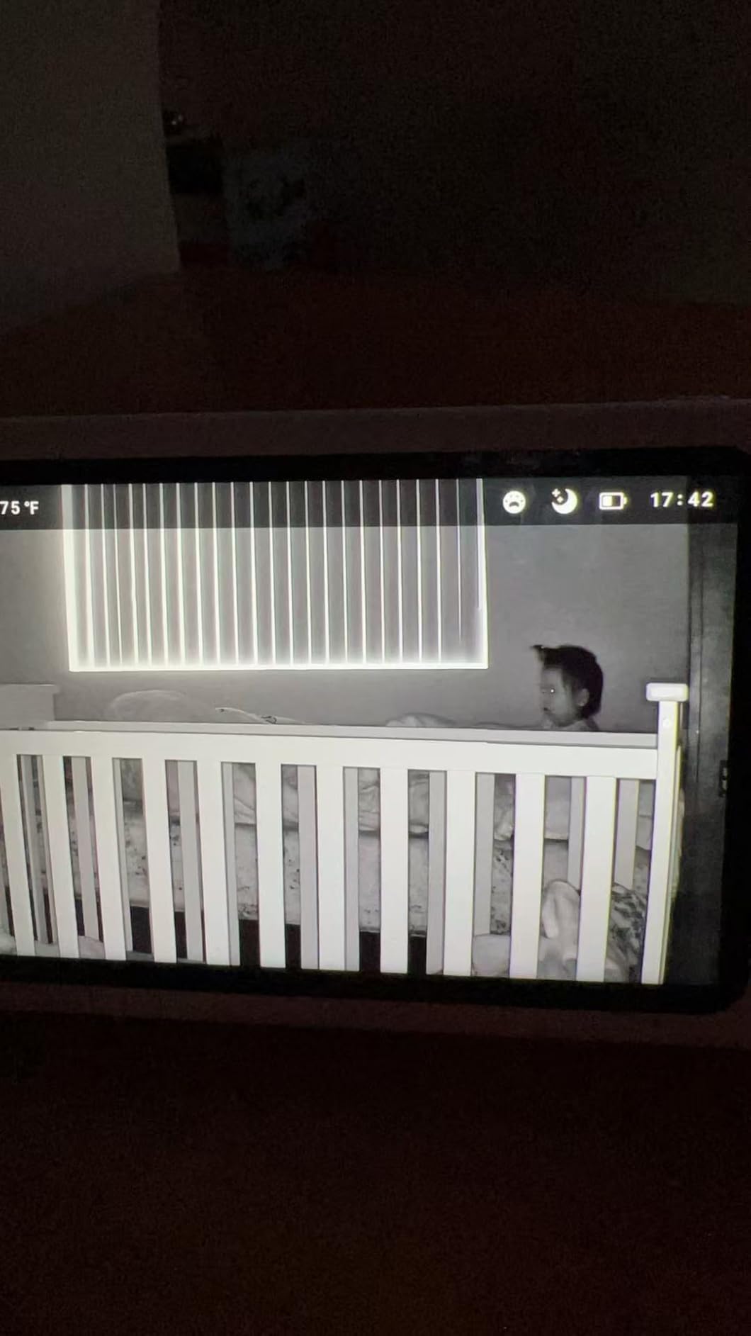 Jartoo 2K Video Baby Monitor with Camera and Audio, 1860ft Long Range Baby Monitor No WiFi 5.5