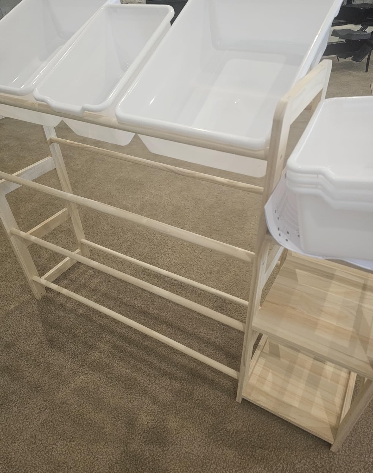 Toy Storage Organizer - Toy Organizers and Storage with Bookshelf, Toy Storage Shelf with 3 Shelves and 12 Storage Bins, Kids Bookshelf and Toy Storage for Kids Room, Playroom, Bedroom, Nursery, White customer photo 1