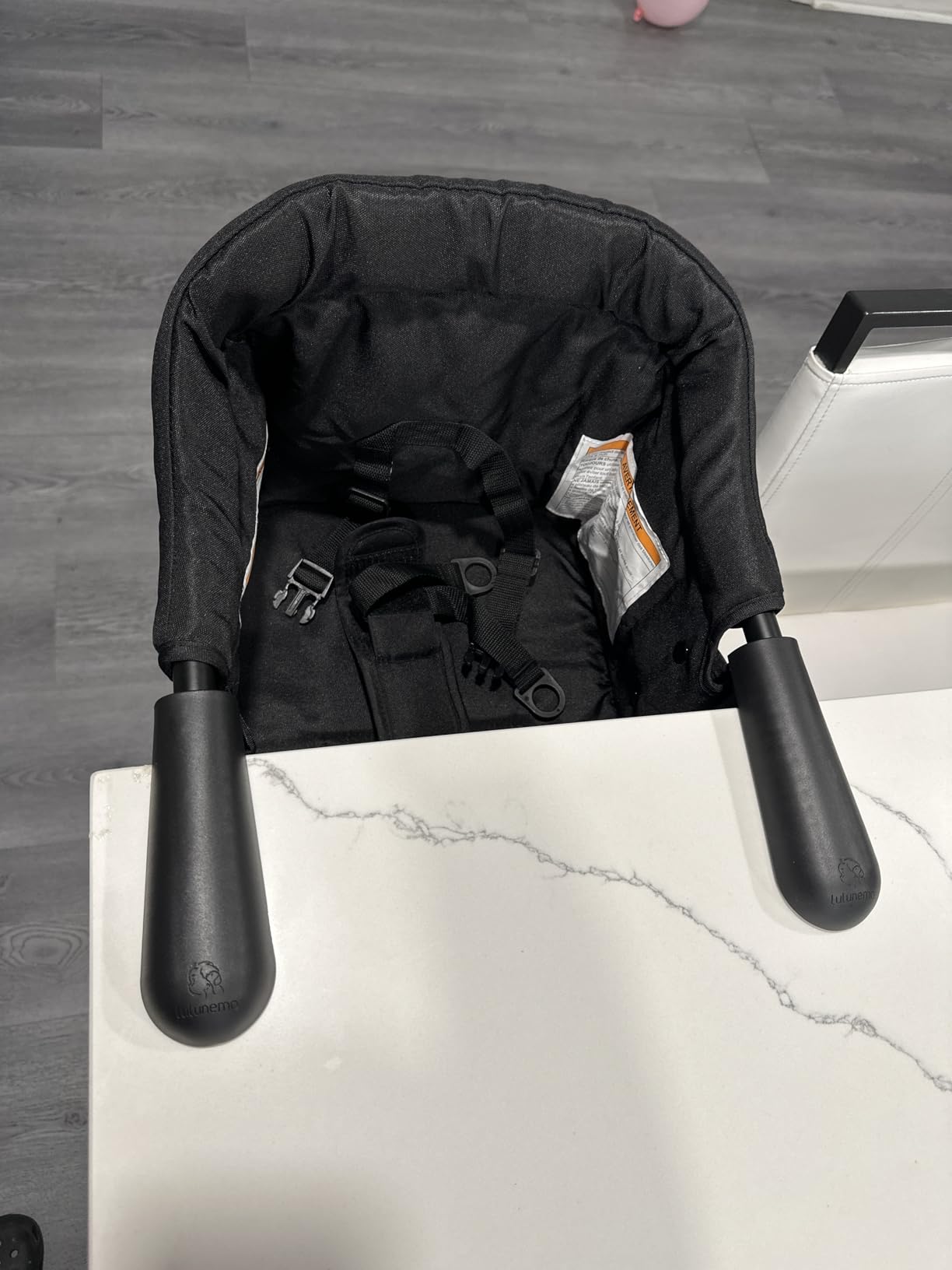 Hook on High Chair, Portable Foldable High Chair for Babies 6-36 Months, Includes Storage Bag (Black) customer photo 1
