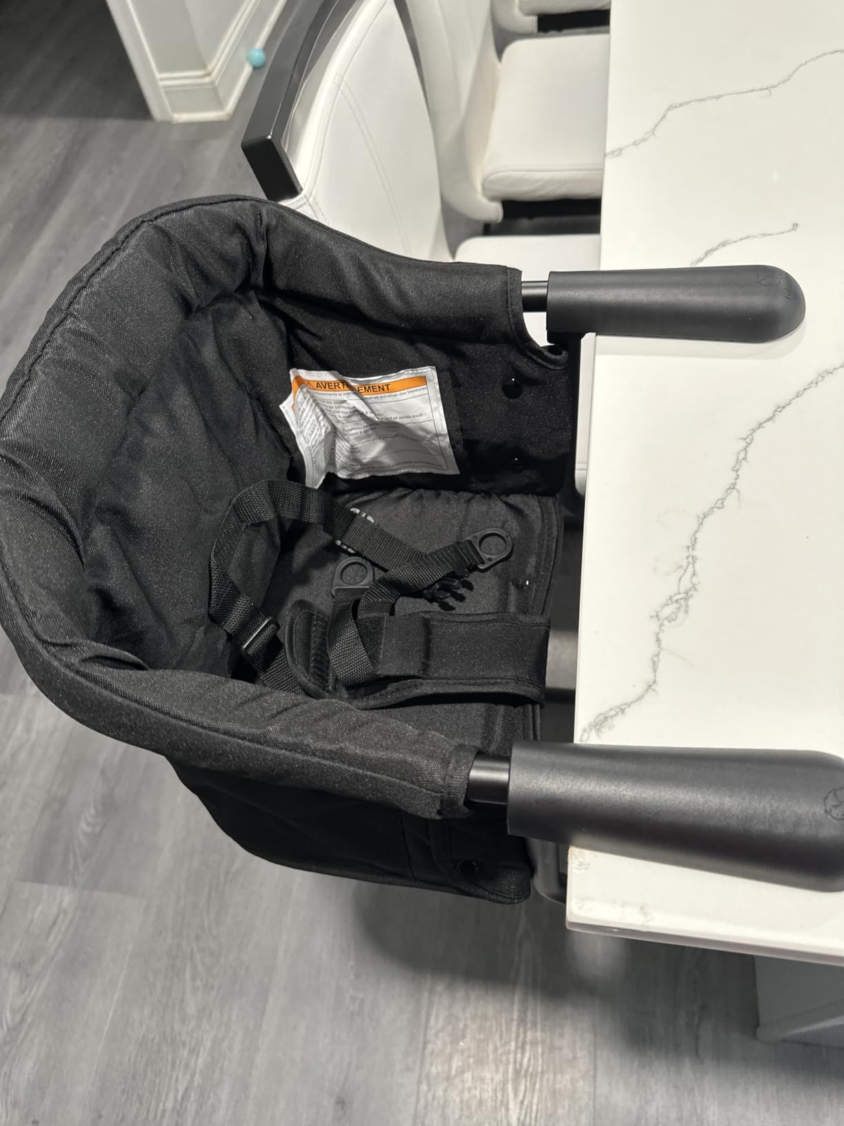 Hook on High Chair, Portable Foldable High Chair for Babies 6-36 Months, Includes Storage Bag (Black) customer photo 2