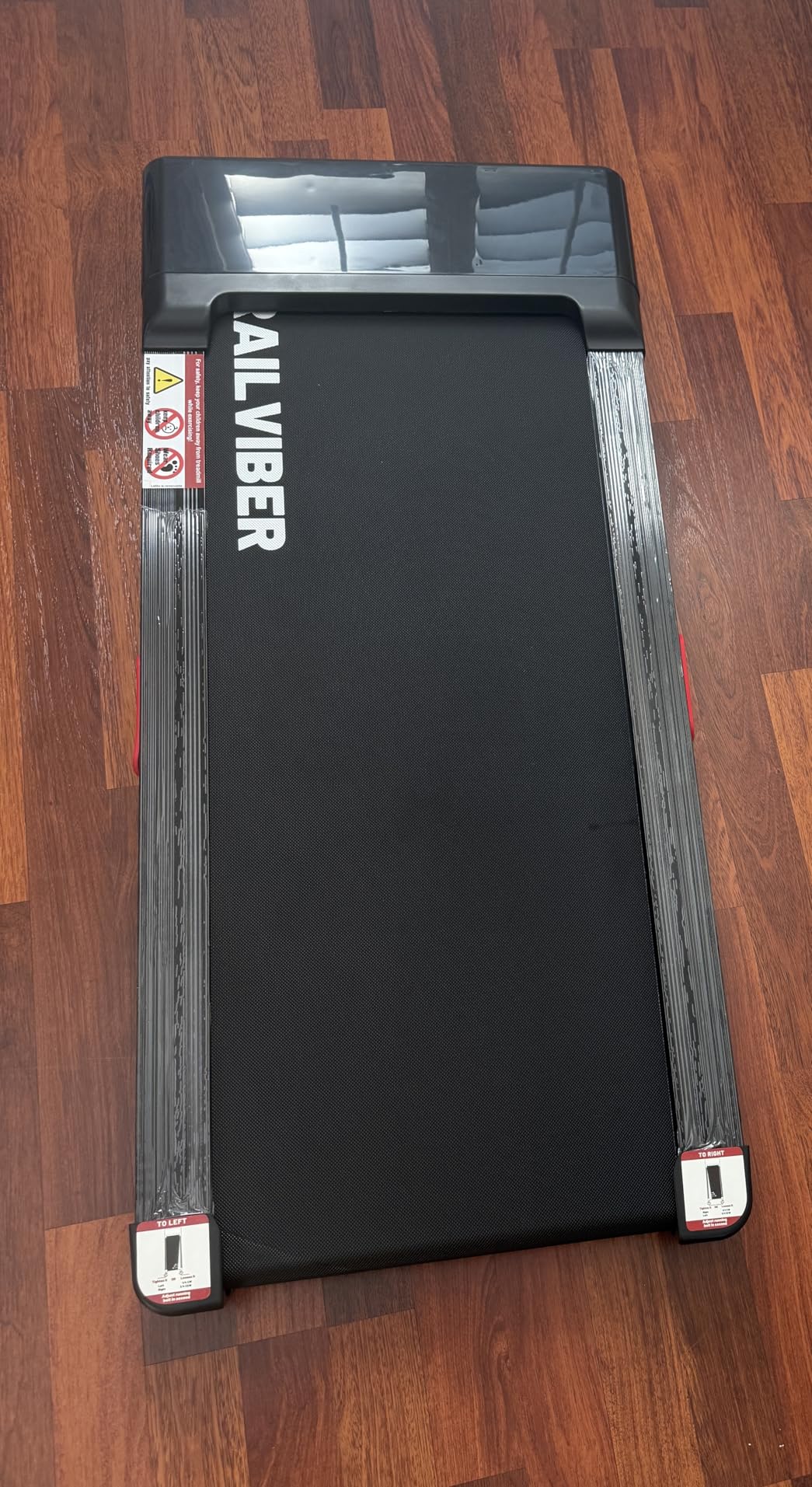 TRAILVIBER Walking Pad Treadmill with 12% 9-Level Auto Incline, 450 lbs Capacity RGB LED Screen, Bluetooth Speaker Under Desk Treadmill, Compact Treadmills for Home Hiking customer photo 2