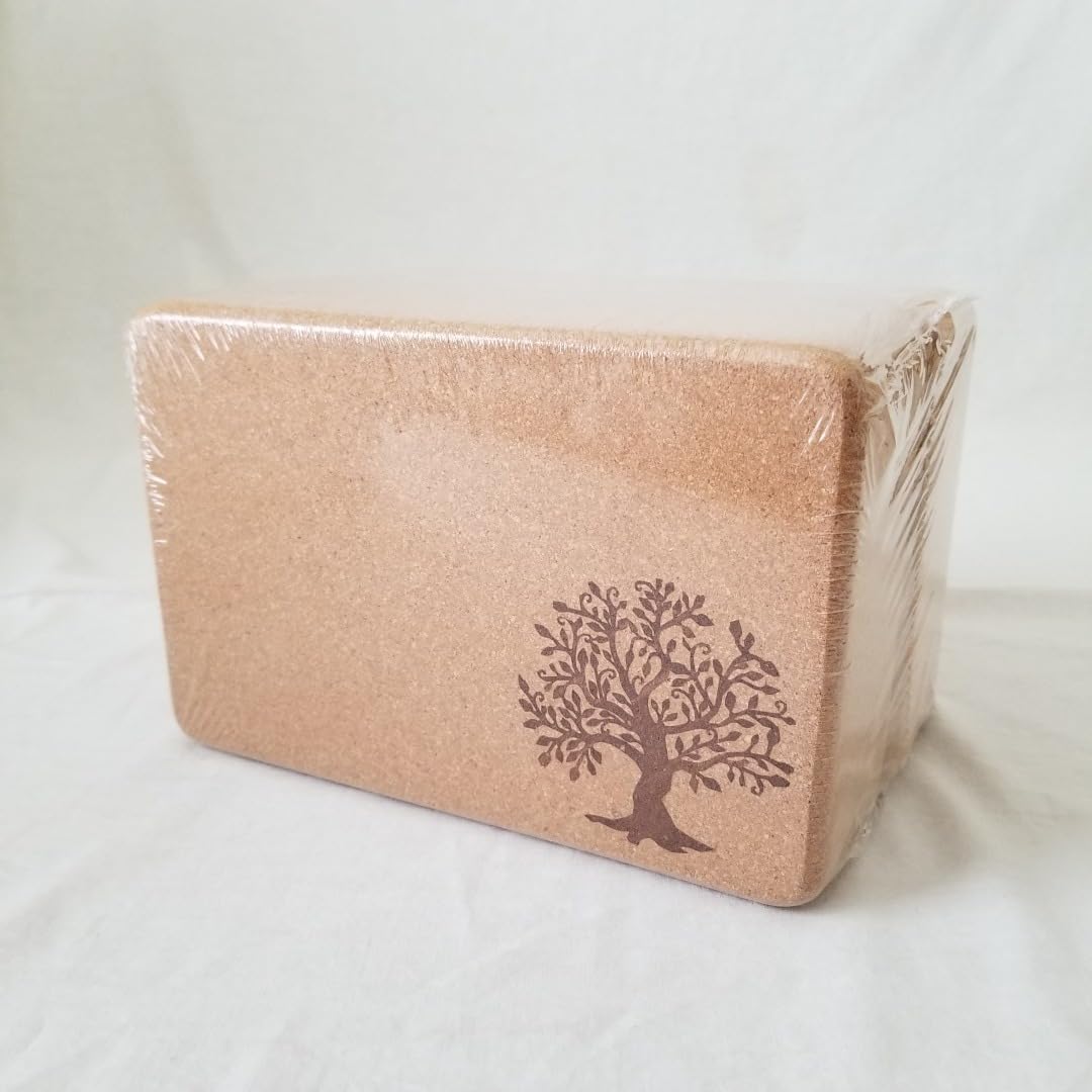 Cork Yoga Blocks 2 Pack Set, Natural Cork Soft Non-Slip Yoga Blocks, High Density & Eco Friendly Yoga Accessories for Women| Men, Ideal for Yoga, Pilates, Stretching and Toning customer photo 2
