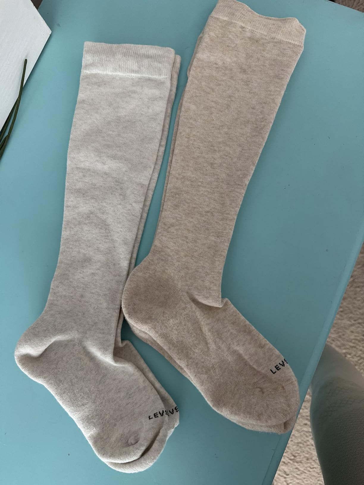 LEVSOX Cotton Compression Socks for Women&Men 20-30mmHg Knee High Cute Support Sock for Nurses Pregnancy Travel customer photo 1