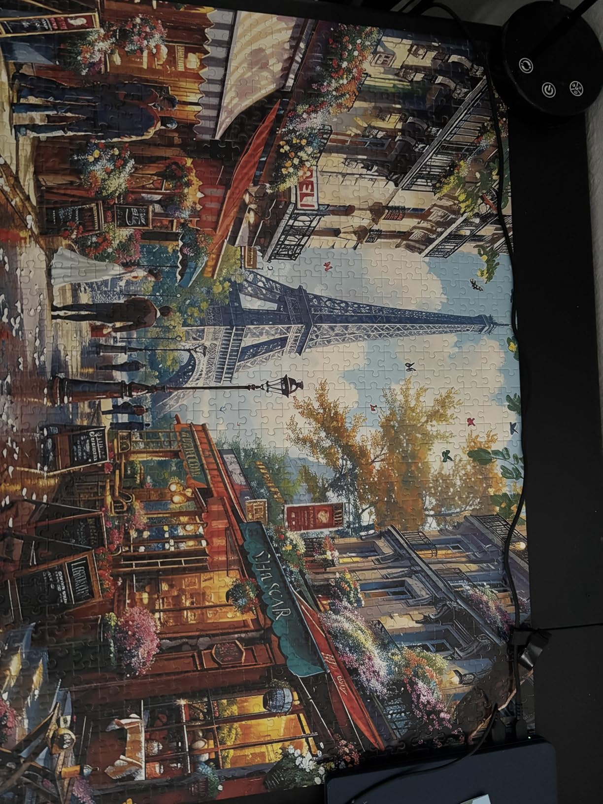 1000 Pieces Puzzle for Adults - Charming Paris Puzzle for Adults Children - Recycled Paper Jigsaw Puzzle 1000 Pieces - Fun and Challenging Family Game Great Gift Idea, Finished Size is 28 * 20 in customer photo 1