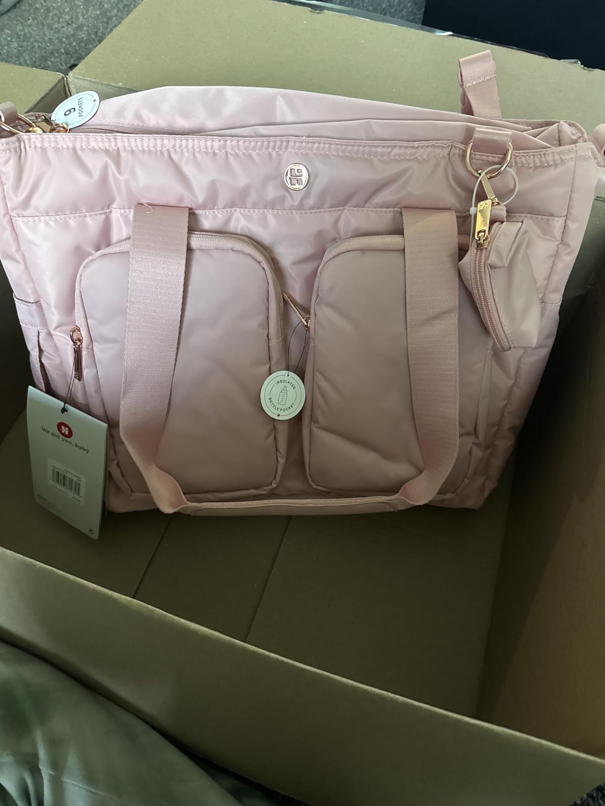 Huggies Signature Hug Weekender Tote Diaper Bag customer photo 1