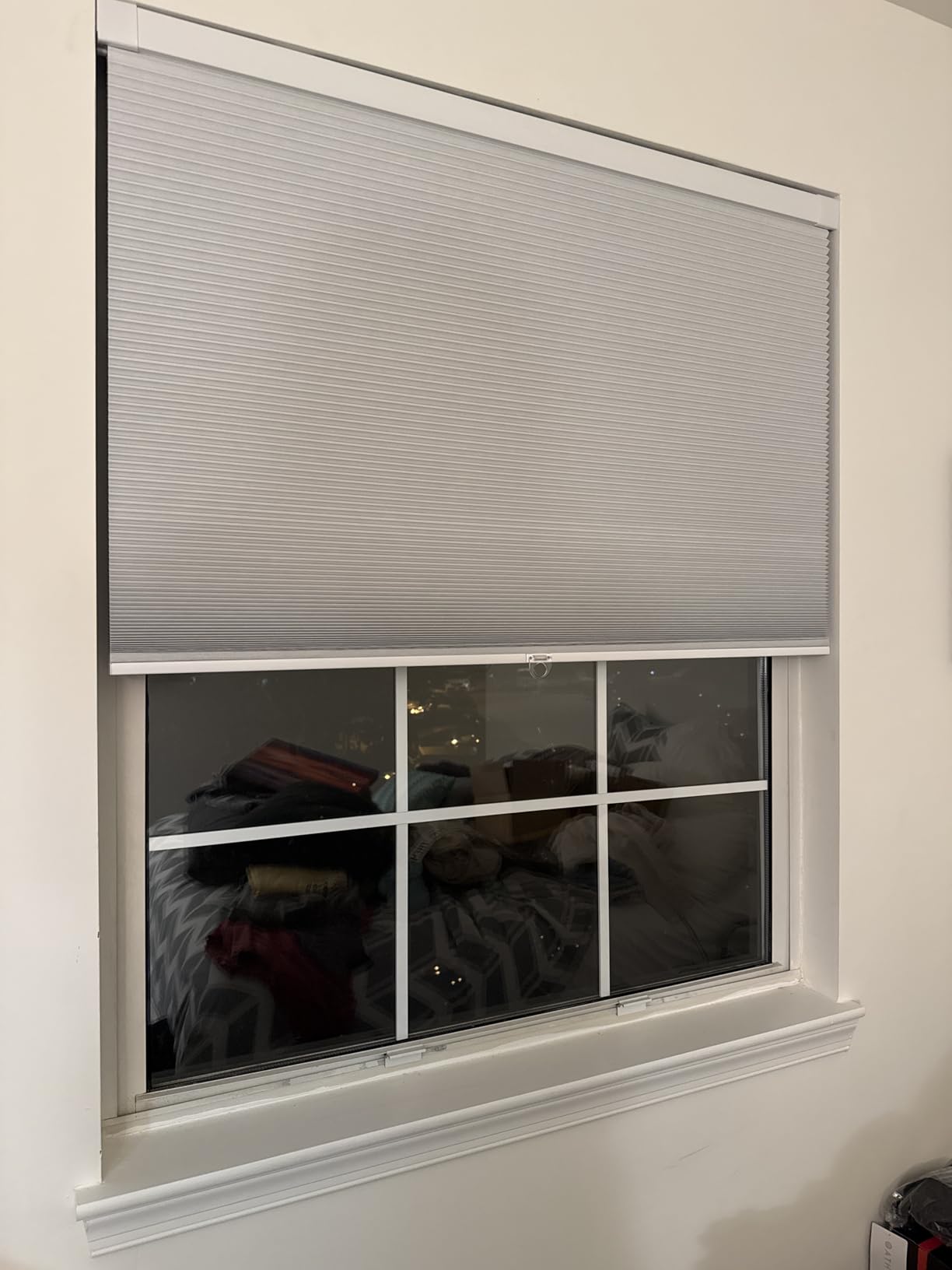 LazBlinds No Tools No Drill Cordless Cellular Shades, Blackout Light Blocking Honeycomb Shades for Home, Thermal Insulation Blinds for Windows, 21