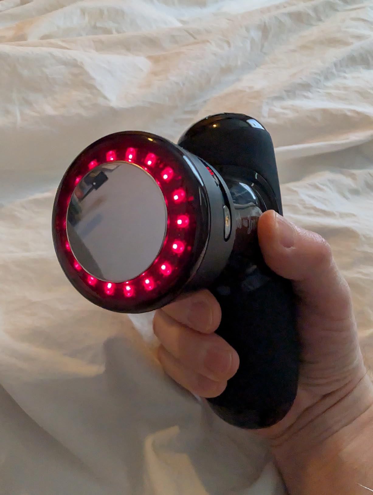 BOB AND BRAD Q2 Mini Massage Gun for Women - Portable Muscle Pain Relief, Powerful Deep Tissue Percussion Massager, Ultra Quiet Handheld Massager, Designed for Travel - Red customer photo 1