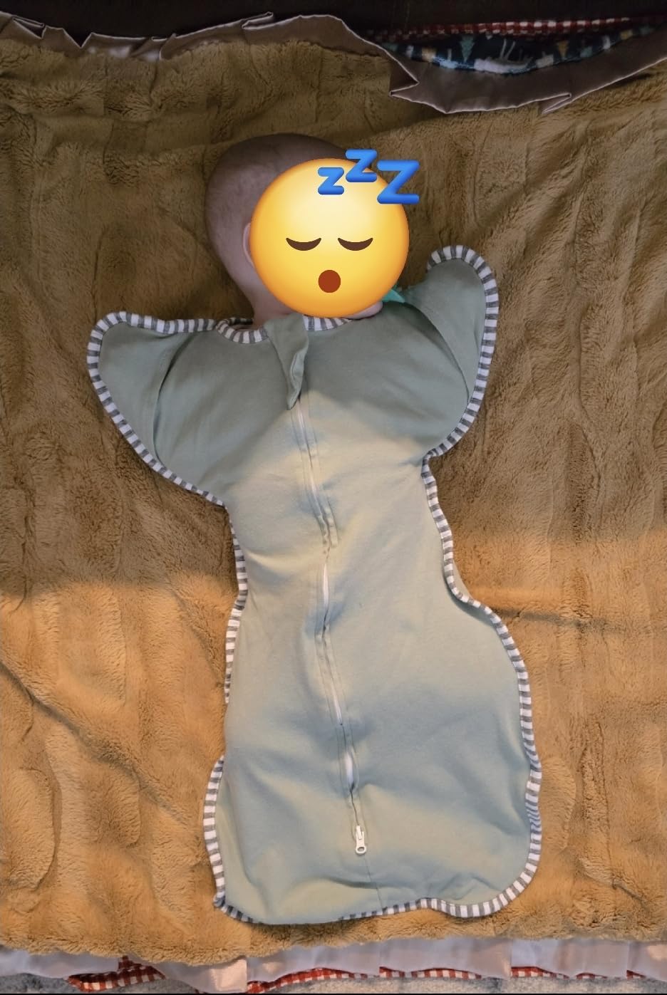 Swaddles for Newborns Swaddle 0-3 Months Sleep Sack Arms Up Swaddle, 2-Pack Baby Swaddles with Arms In/Out 2-Way Zipper 100% Cotton 0.8 Tog customer photo 2