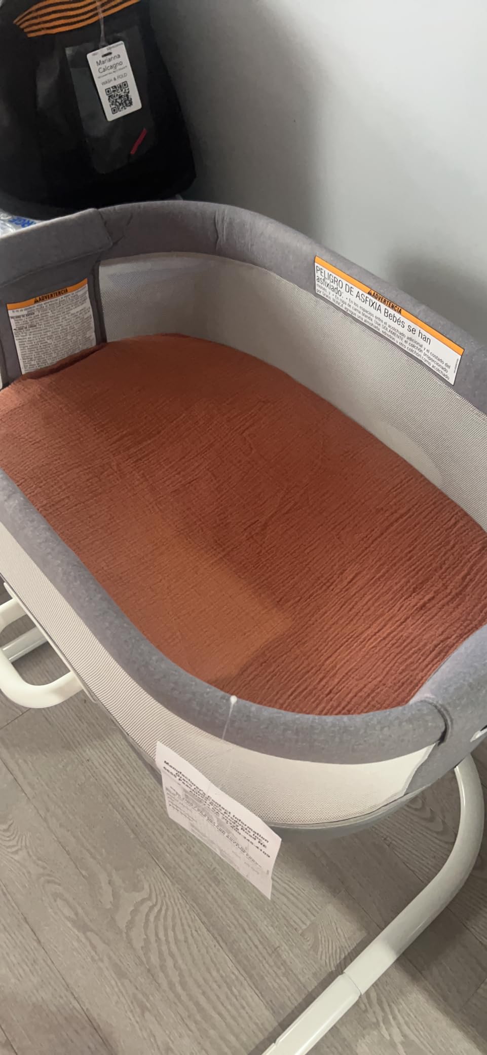 Graco DreamMore Bedside, Newborn, Travel, Portable Bassinet for Newborn Babies to 6 Months, Willow customer photo 2