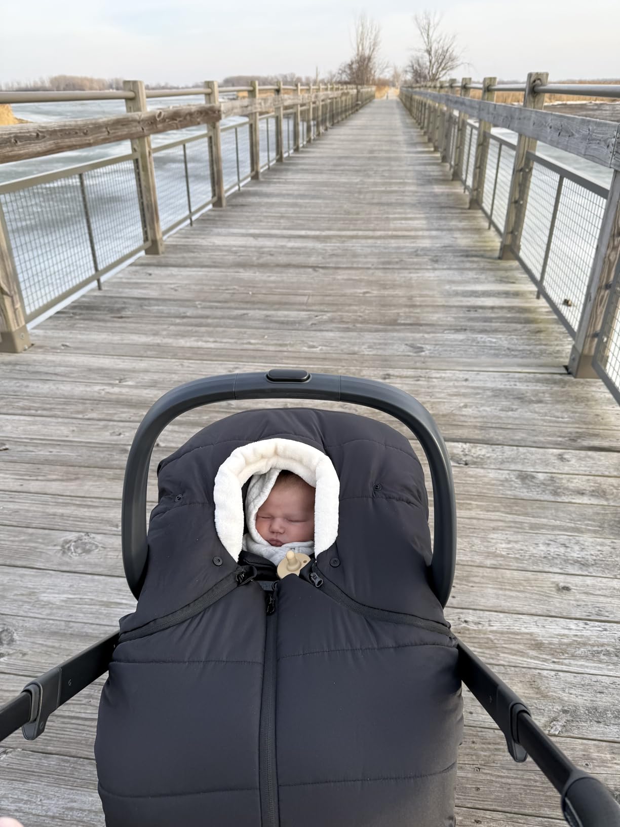 UPPAbaby Vista V3 Stroller - Full-Size Single-to-Double Stroller System - Toddler Seat, Bug Shield, Rain Shield, and Storage Bag Included - Callum (Stone Blue/Silver Frame/Sand Leather) customer photo 1