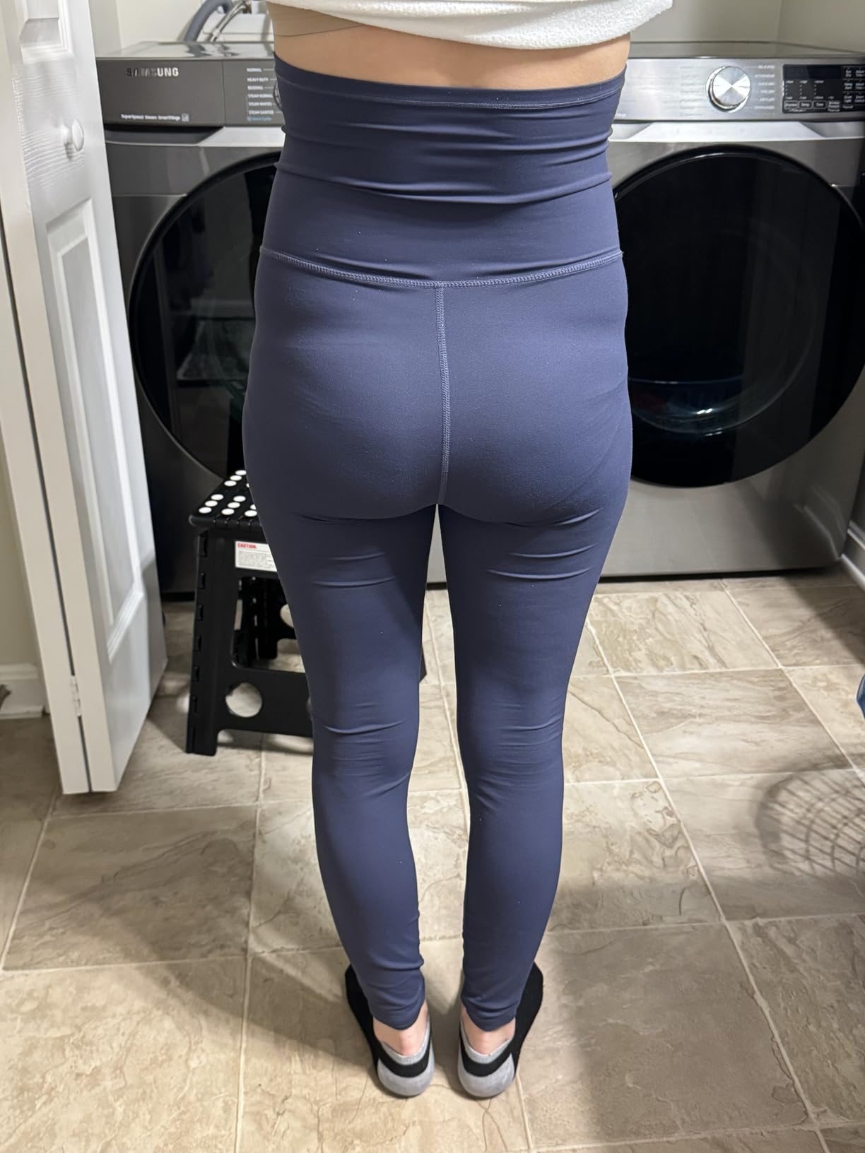 Sunzel Sunzfly Maternity Leggings for Women Over The Belly Buttery Soft Pregnancy Yoga Pants for Spring Summer Workout Lounge customer photo 1