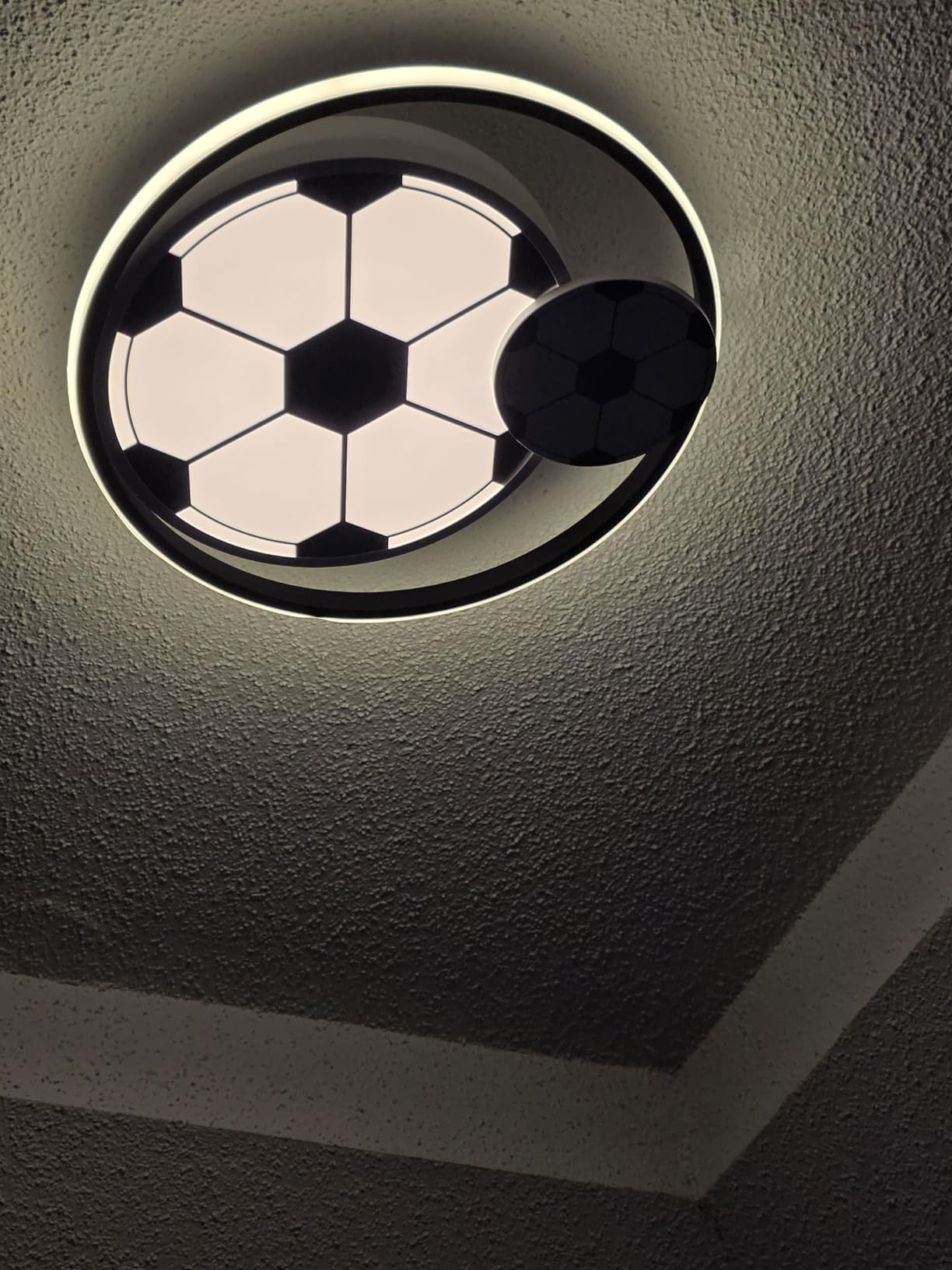 Shine LUEST Kids Ceiling Lights for Bedroom Blue Airplane Light Fixture Mount 24.8