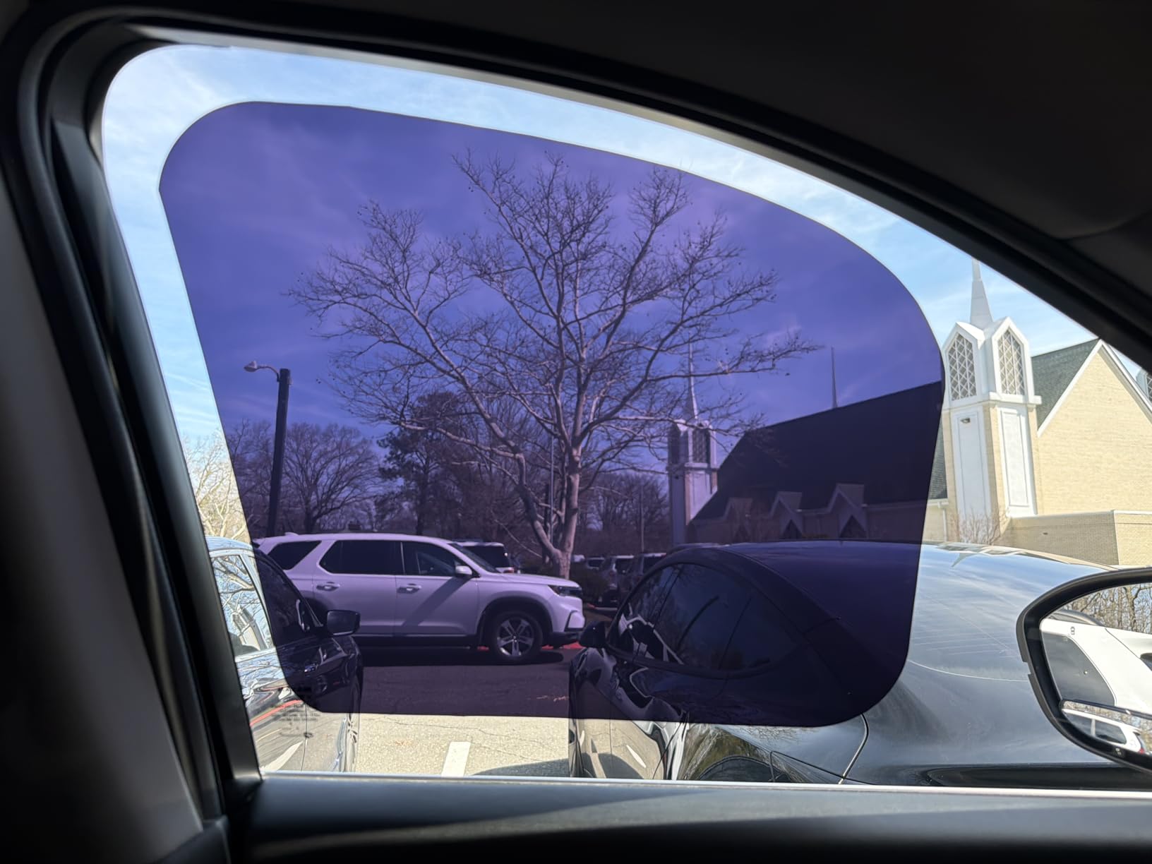 Safety 1st Cling Car Window Shades for Baby, 2 Pieces, Sun Blocker and UV Protection, Static Cling Privacy Shade, Black Tint customer photo 1