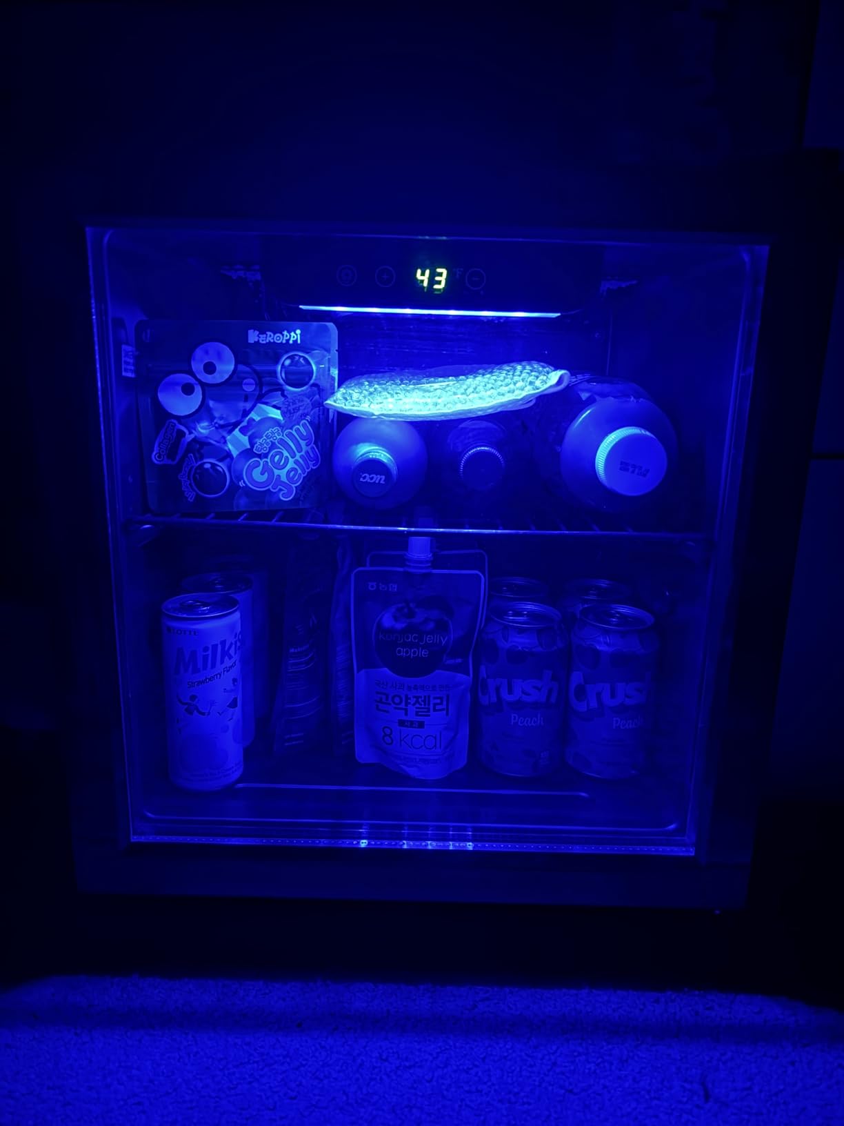 Antarctic Star 18L Beverage Refrigerator Cooler 24Can, Mini Fridge with Quiet Compressor, LED Light, Freestanding Small Fridge with Electronic Temperature Control for Home and Bar (40-61 F) customer photo 1