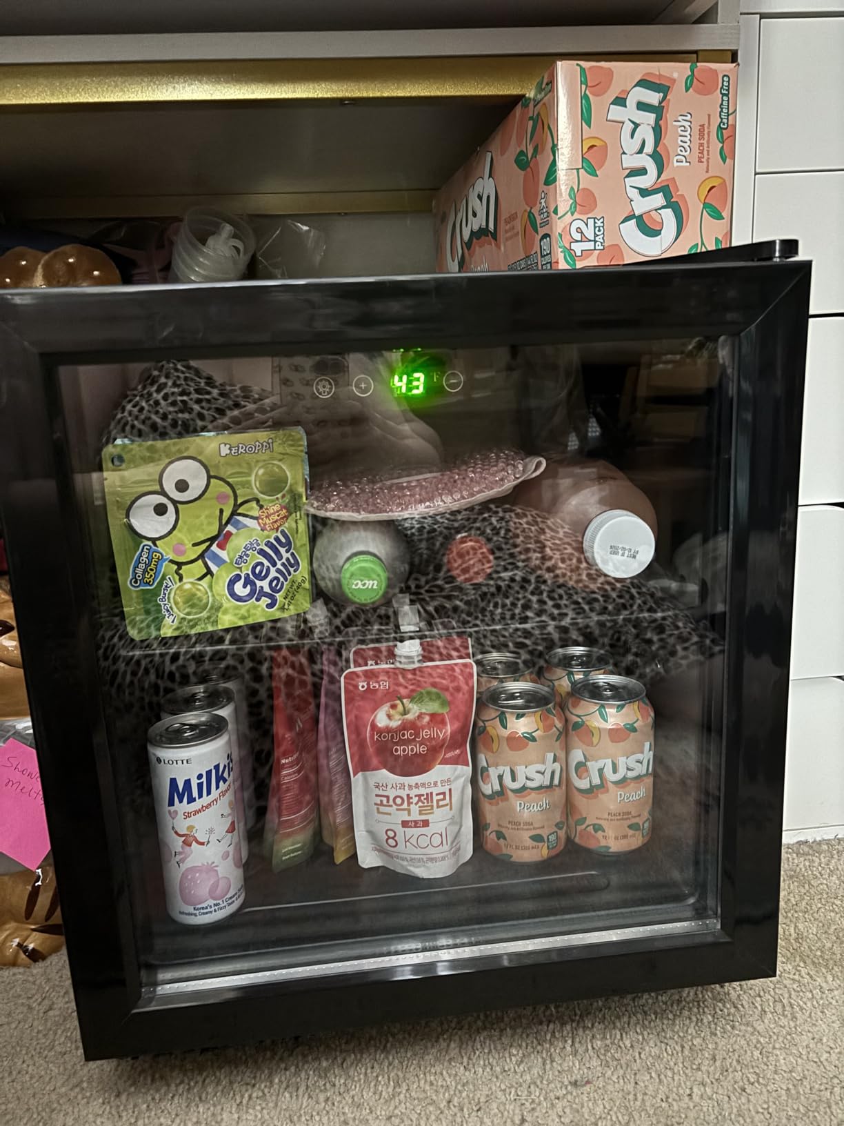 Antarctic Star 18L Beverage Refrigerator Cooler 24Can, Mini Fridge with Quiet Compressor, LED Light, Freestanding Small Fridge with Electronic Temperature Control for Home and Bar (40-61 F) customer photo 2
