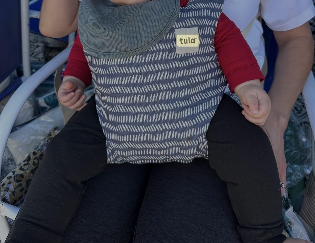 Baby Tula Explore Carriers - Breathable Baby Carrier Newborn to Toddler - Adjustable Toddler Carrier - Multiple Ergonomic Positions Front and Back - Ergonomic Fit for 7-45 lb - Mesh, Beyond customer photo 2
