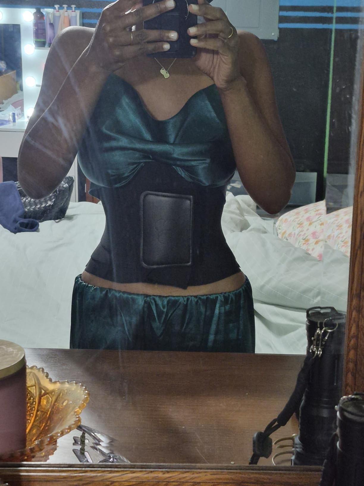 SHAPELLX Waist Trainer for Women Waist Cincher Corset Shapewear Body Shaper Tummy Control Stomach Belt Postpartum Band customer photo 3