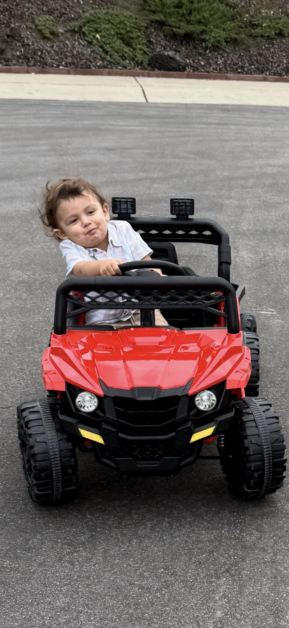 Best Choice Products Kids 12V Electric Ride On UTV Car and Trailer w/Parent Control, LED Lights, 2 Speeds, Bluetooth - White customer photo 2