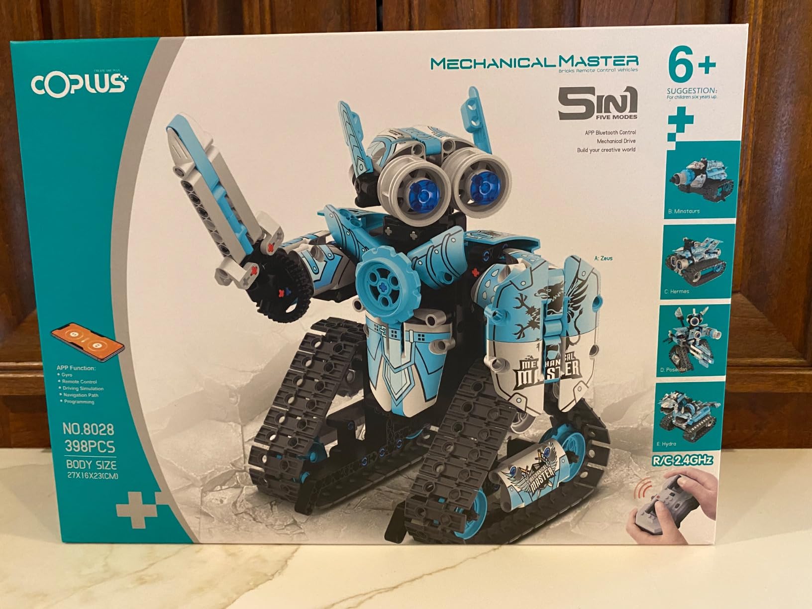 Opmind 5 in 1 STEM RC Robot Building Kit, 408PCS APP & Remote Control Blocks customer photo 1