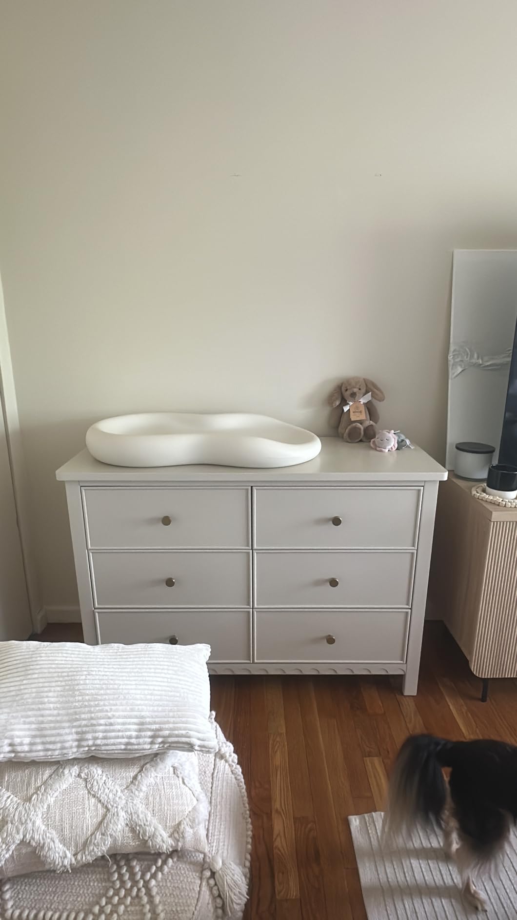 Graco Sasha 3-Drawer Chest with Changing Table Topper (White) - GREENGUARD Gold Certified, Nursery Bedroom Wood Chest with Spacious Storage, Interlocking Drawer System, Pre-Installed Tracks customer photo 2