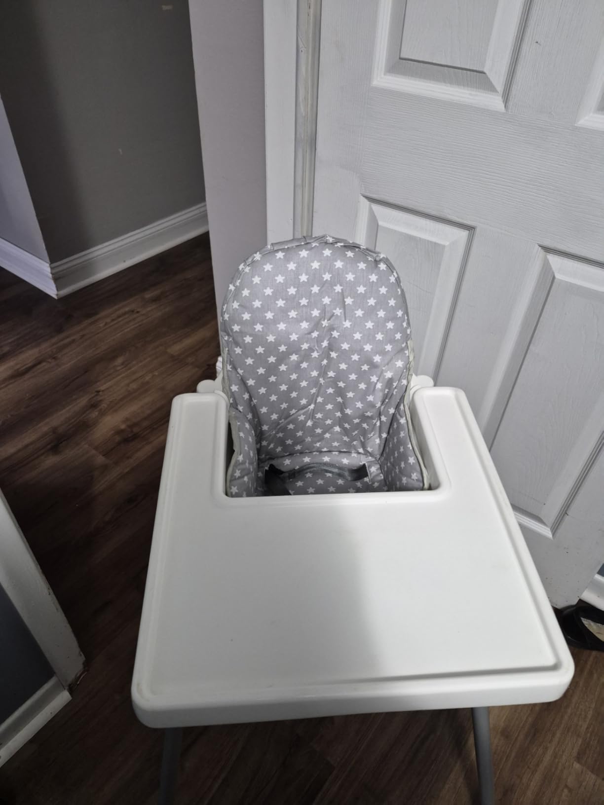 Todays Kids High Chair Pad - Machine Washable High Chair Cover, Easy Use Highchair Cushion, Soft Highchairs Covers for Baby, Padded Highchair Cover w/Elastic Back, Fits 3-5 Point Harness Chairs customer photo 1