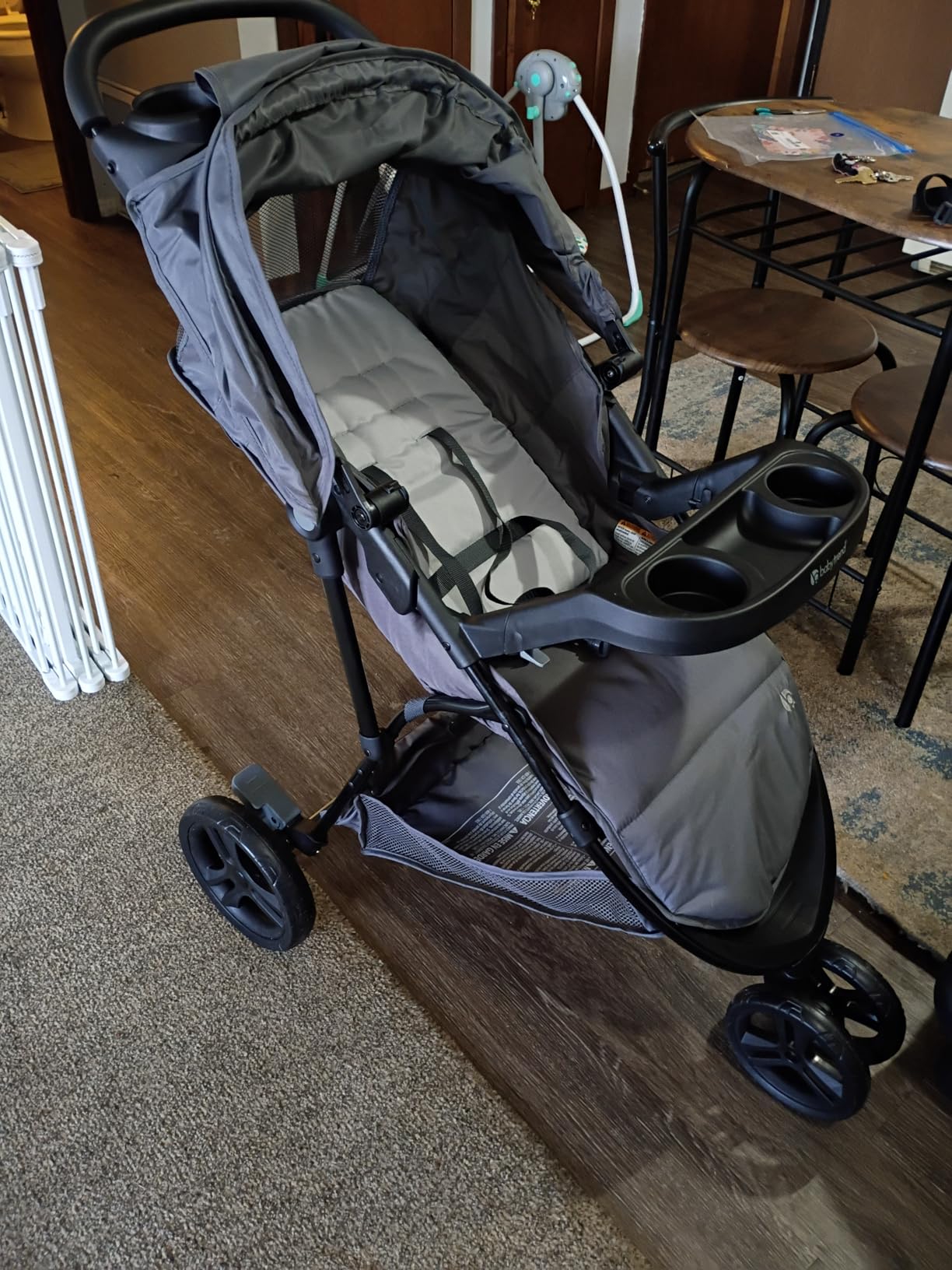 Baby Trend Venture 3-Wheel Stroller Travel System, Stellar Grey customer photo 1