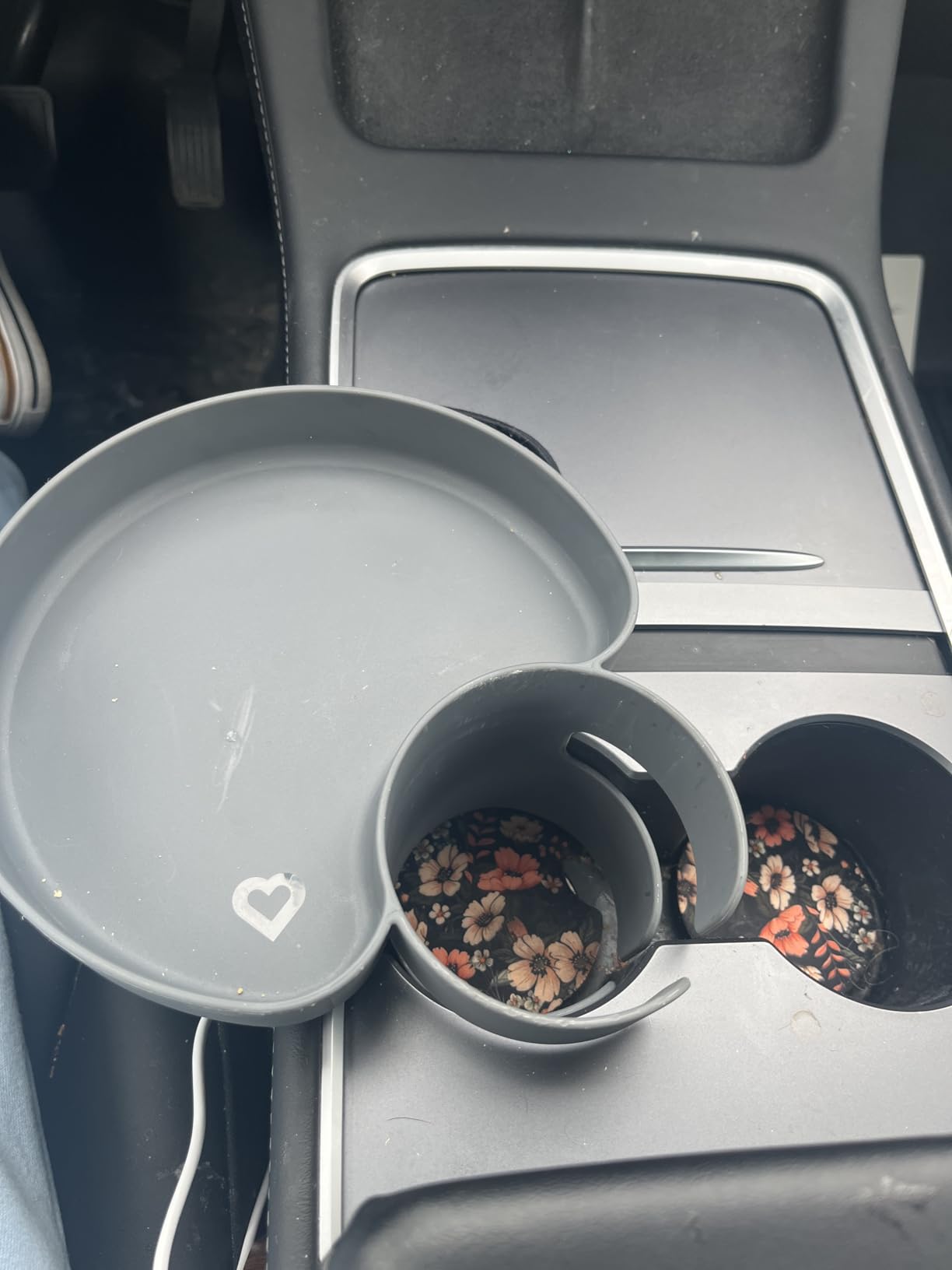 Munchkin Carseat Tray - Toddler Travel & Road Trip Accessory for Mess-Free Snacking in The Car, Grey customer photo 1