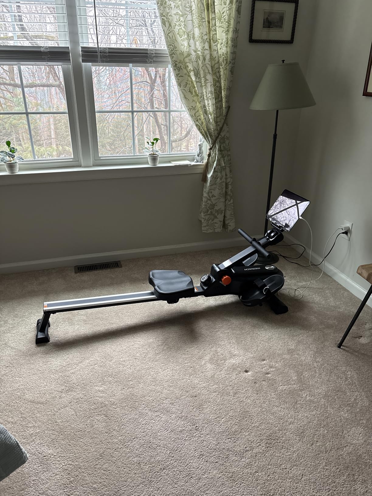 MERACH Foldable Rowing Machines for Home, Magnetic Rowing Machine with 16-Level, Compact Row Saves 20% Space, 350 LBS Load Capacity, Free MERACH App and 1000+ Champion Coaching Course and Games customer photo 1