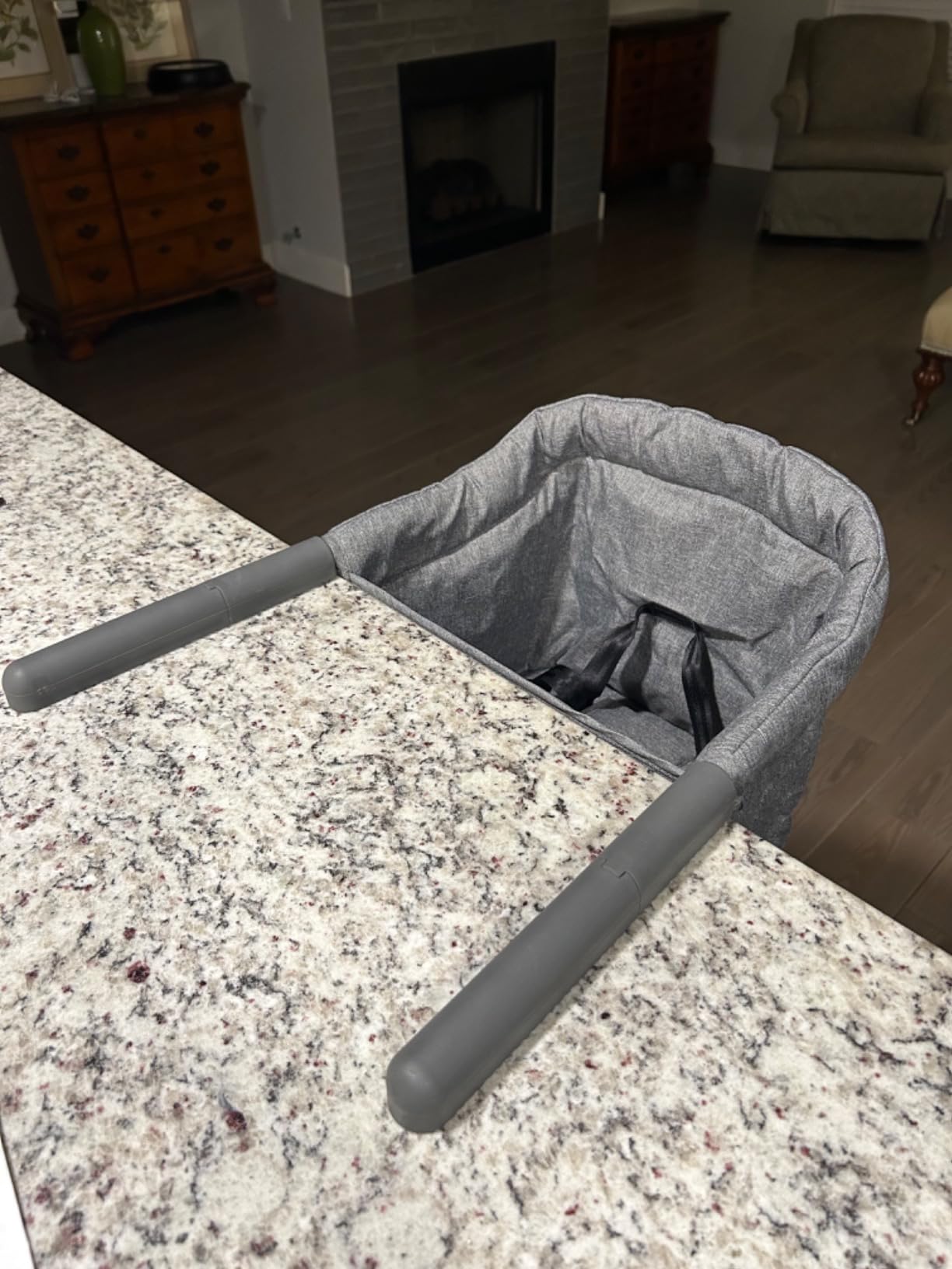 Premium Hook On High Chair, One-Pull Quick Install No Twisting, Heavy Duty Steel Frame, Safe Materials Clip on Table Chair, Portable Baby Feeding Chair with Storage Bag for Travel Home customer photo 2