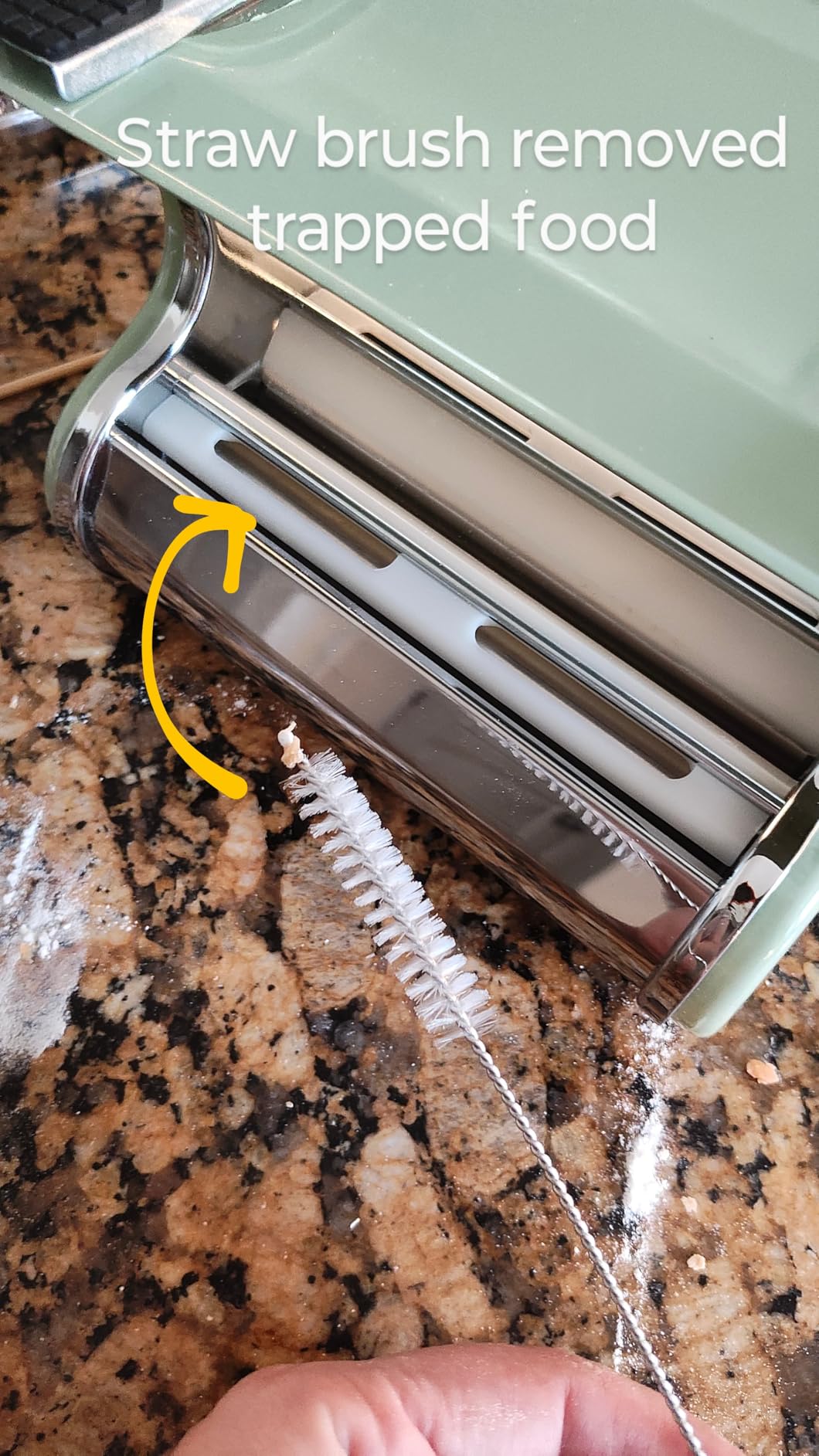 3 in 1 Pasta Attachment for KitchenAid Stand Mixer, All Metal Pasta Maker KitchenAid Attachment, Pasta Sheet Roller, Spaghetti Cutter, Fettuccine Cutter Maker Accessories and Cleaning Brush by Gvode customer photo 1