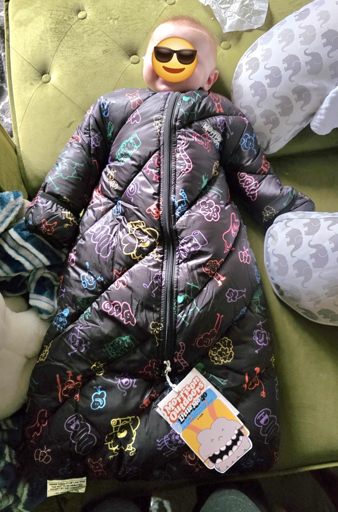 Little Mo 20 Down Baby Sleeping Bag (6-24 Months) The Warmest, Safest Ultralight Down Camping Sleeping Bag for Babies and Toddlers customer photo 1