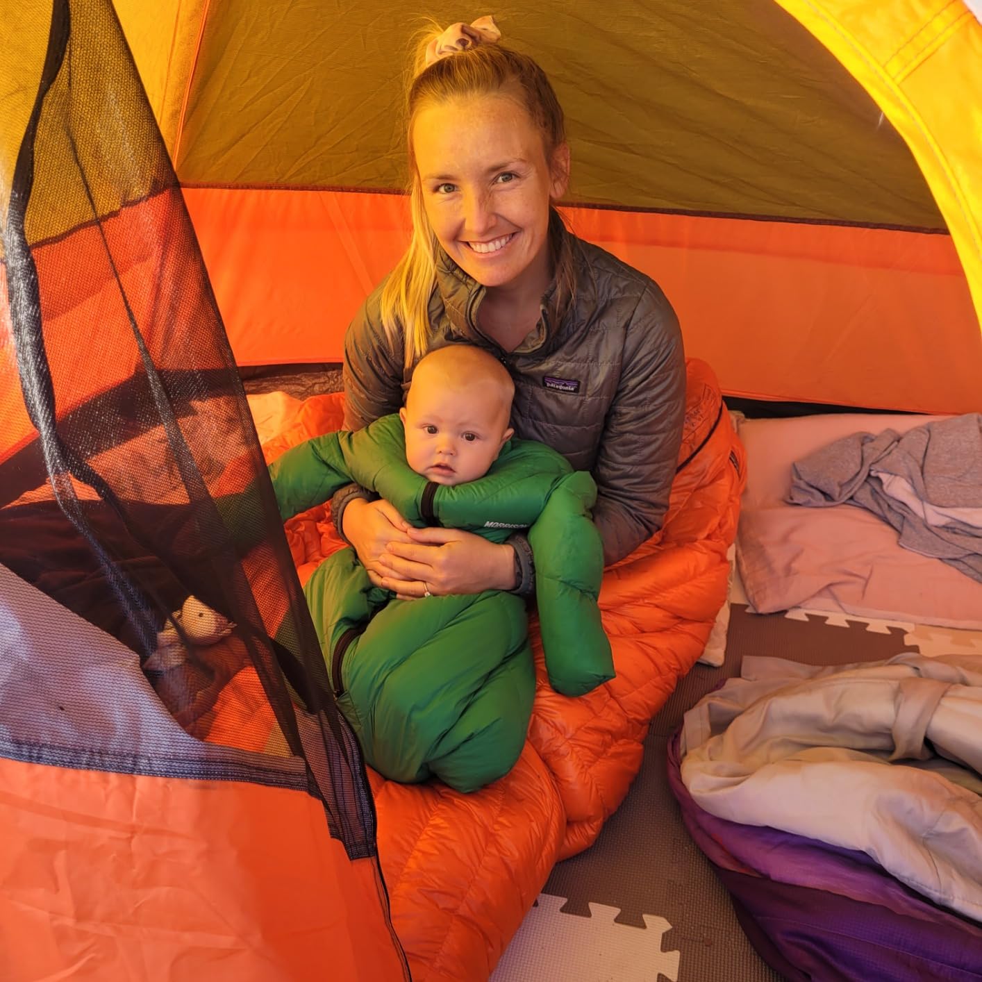 Little Mo 20 Down Baby Sleeping Bag (6-24 Months) The Warmest, Safest Ultralight Down Camping Sleeping Bag for Babies and Toddlers customer photo 2