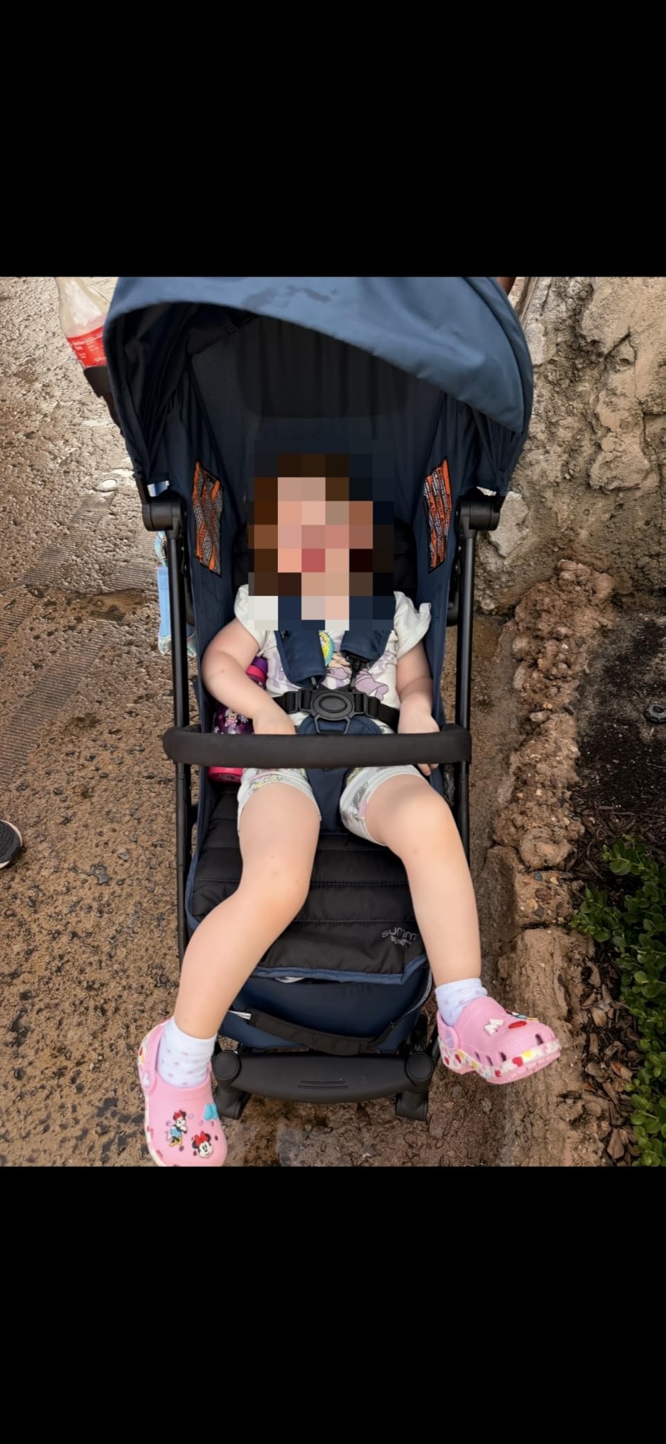 Universal Stroller Rain Cover, Clear Breathable Weather Shield with Waterproof Zipper, 4 Seasons Protection (XL) customer photo 1