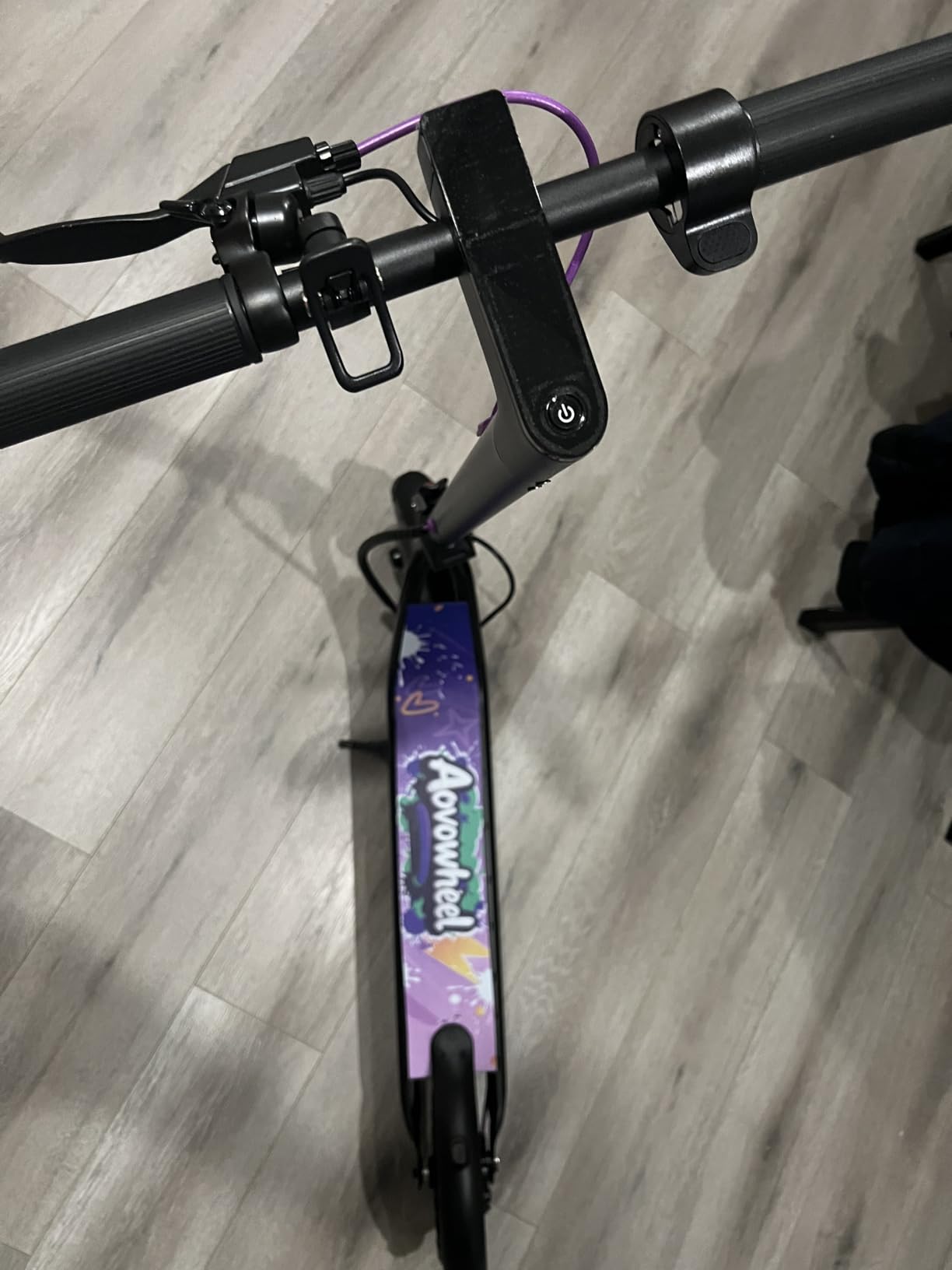 Aovowheel Electric Scooter for Adults, Folding E Scooter with 350W/500W Motor 16/24 Mph Top Speed, Max 19-23 Miles Long Range, 8.5''/10''/14''Tires Commuting Scooters with Dual Brakes System, APP customer photo 1