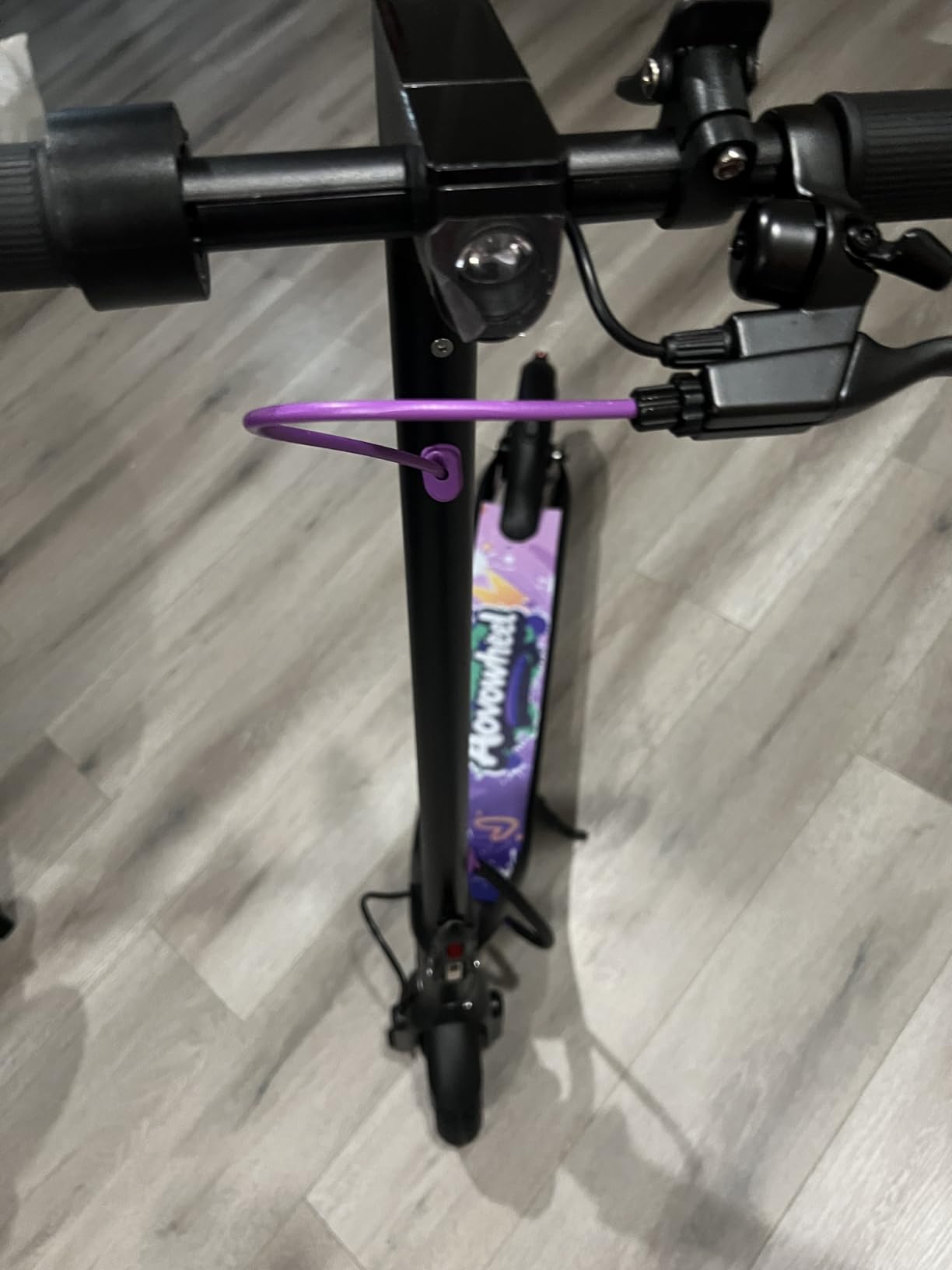 Aovowheel Electric Scooter for Adults, Folding E Scooter with 350W/500W Motor 16/24 Mph Top Speed, Max 19-23 Miles Long Range, 8.5''/10''/14''Tires Commuting Scooters with Dual Brakes System, APP customer photo 2