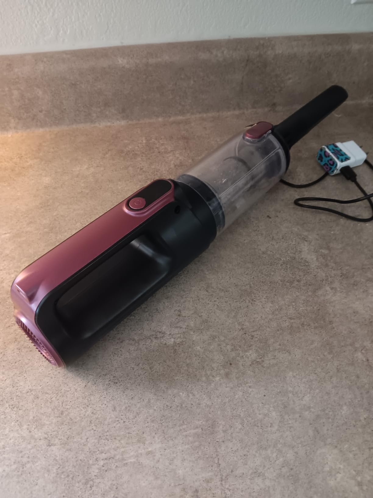 MONOZEL Car Vacuum Portable Cordless, 18000Pa 2 in 1 Vacuum Cleaner & Air Duster, 130W Brushless Motor Handheld Vacuum Cordless with 7800mAh Battery, LED Light, Multi-Nozzles for Car, Home, Office, Pet customer photo 1
