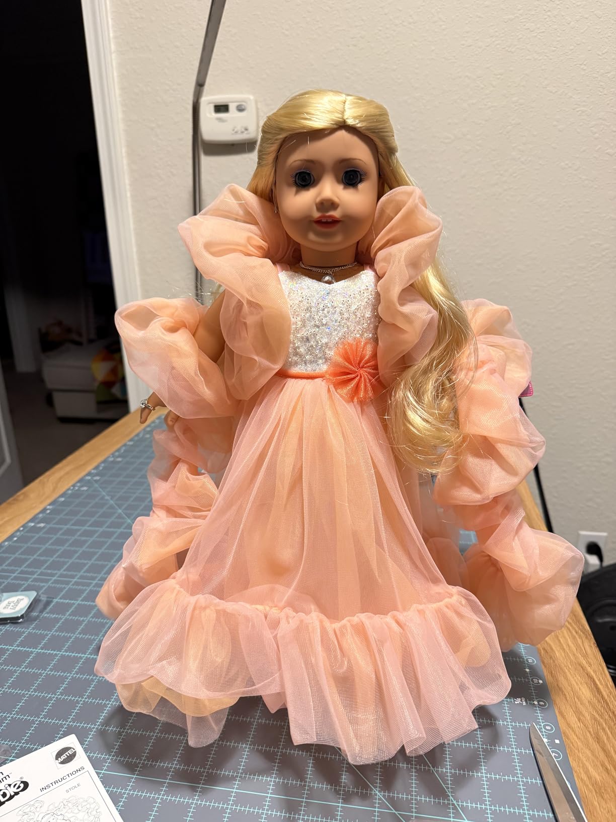American Girl, Barbie, 18-inch Doll, Peaches 'n Cream Collector Doll with Blonde Hair, for Ages 8+ customer photo 2