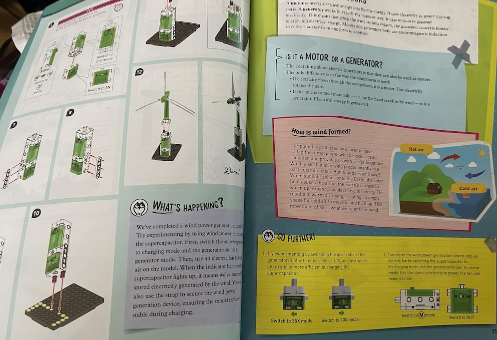 Thames & Kosmos Renewable Energy Lab STEM Experiment Kit, Hands-on Projects & Curriculum for Home & School Use, NGSS-Aligned, Build Models to Explore Clean Energy Generation & Consumption, Ages 8-18+ customer photo 1