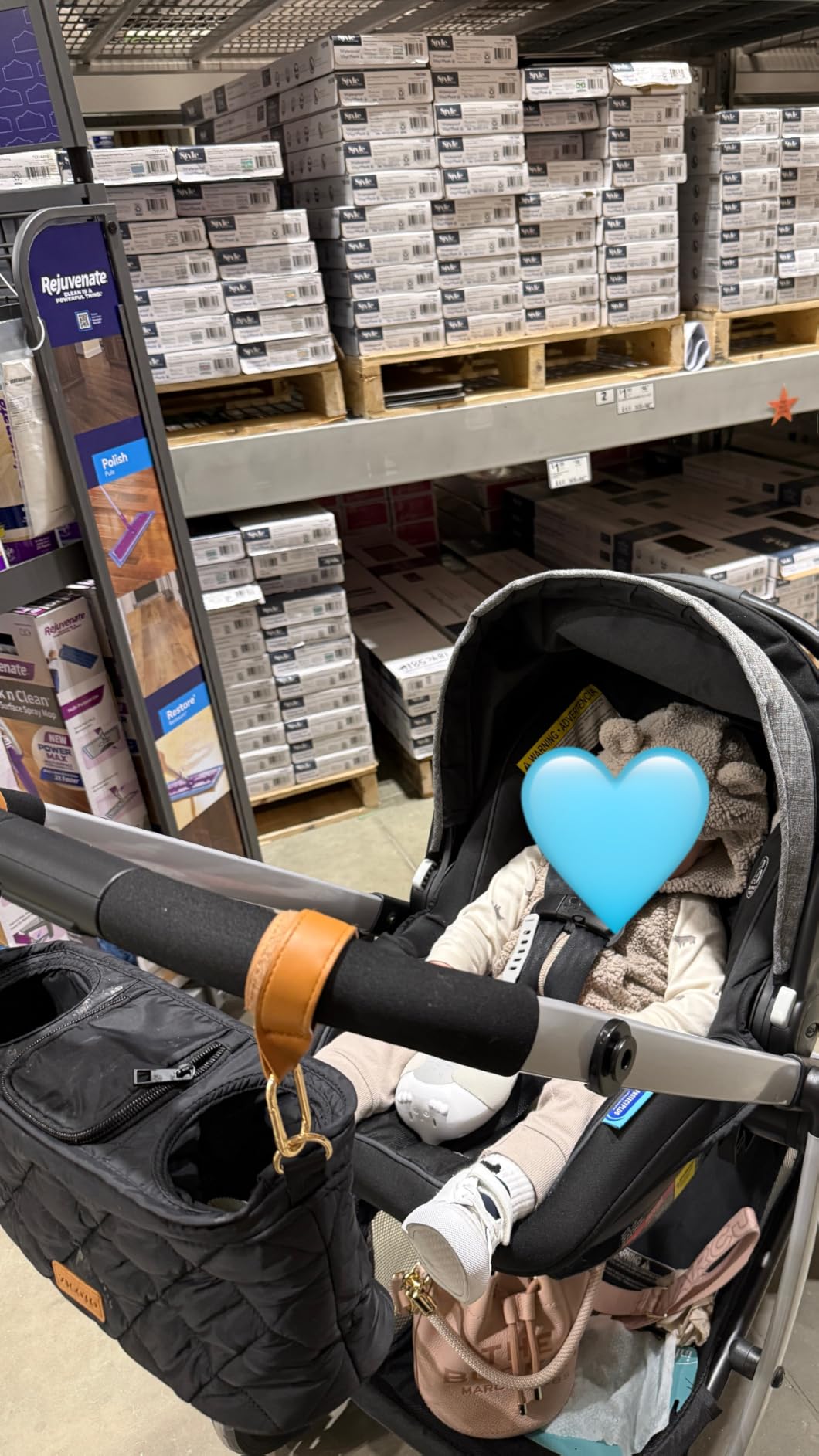 Beautiful Stroller Caddy Organizer With 2 Cup Holders - Luxury Stroller Bag, Universal Fit, Leather Straps & Zipper Pocket - Spacious Accessories Perfectly Fits Doona, Nuna & Uppababy Strollers customer photo 1