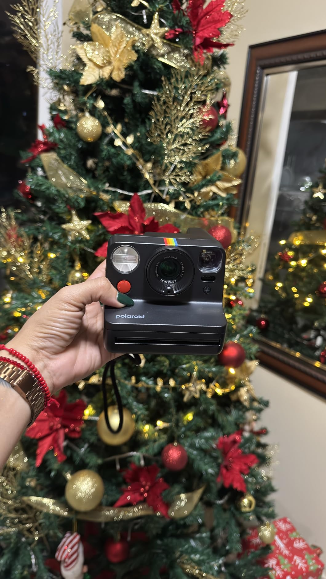 Polaroid Now+ 3rd Generation I-Type Instant Camera + Film Bundle - Now+ Bluetooth App Controlled Black Camera + 16 Color Photos customer photo 1