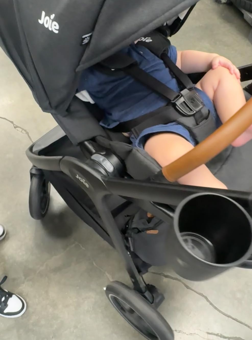 Joie Kava 3-in-1 Stroller - Versatile, All-Wheel Suspension, Reversible Seat, Travel System Compatible and Detachable Crossbody Bag (Dove) customer photo 1