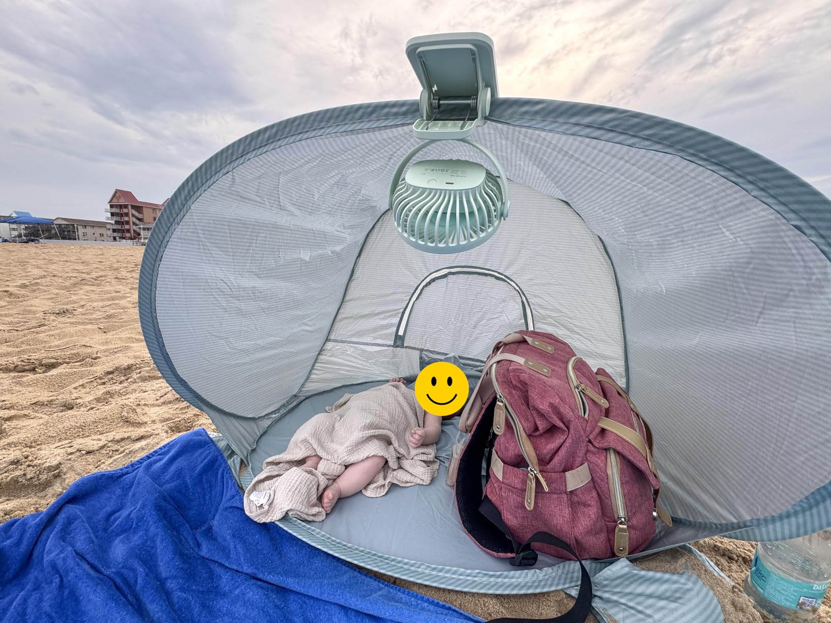 Tiny Land Baby Beach Tent - Pop Up Baby Tent with UV Protection, Portable Baby Beach Essentials, 35.4