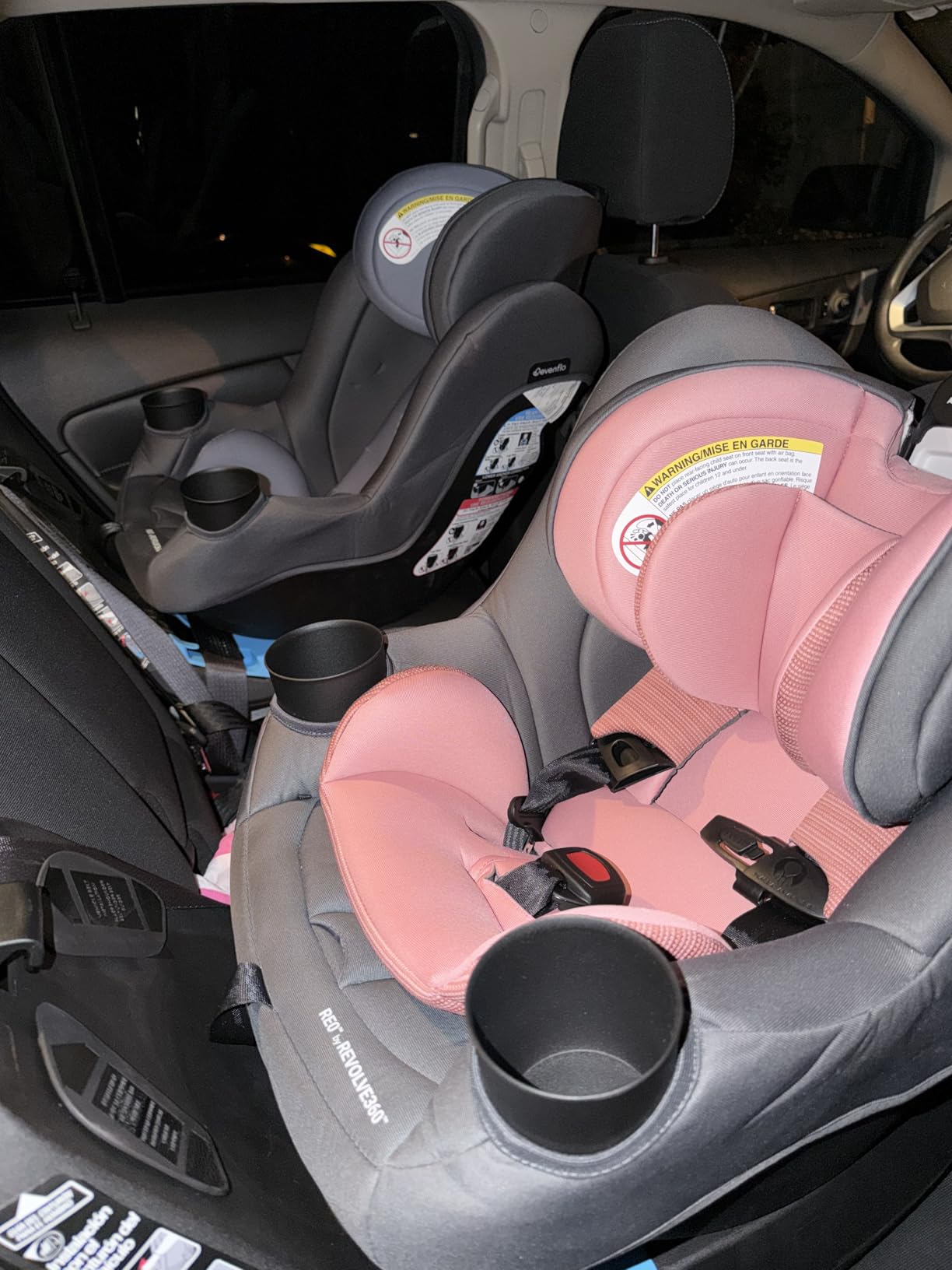 REO by Revolve360 Rotating 2-in-1 Convertible Car Seat, 360 Degrees, Infant to Toddler, Forward and Rear Facing, Compact Design, One-time Install (Brookline) customer photo 1