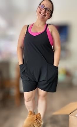 Active Maternity Romper with Breezy Comfort Designed for Women During Pregnancy, Postpartum, and Beyond customer photo 2
