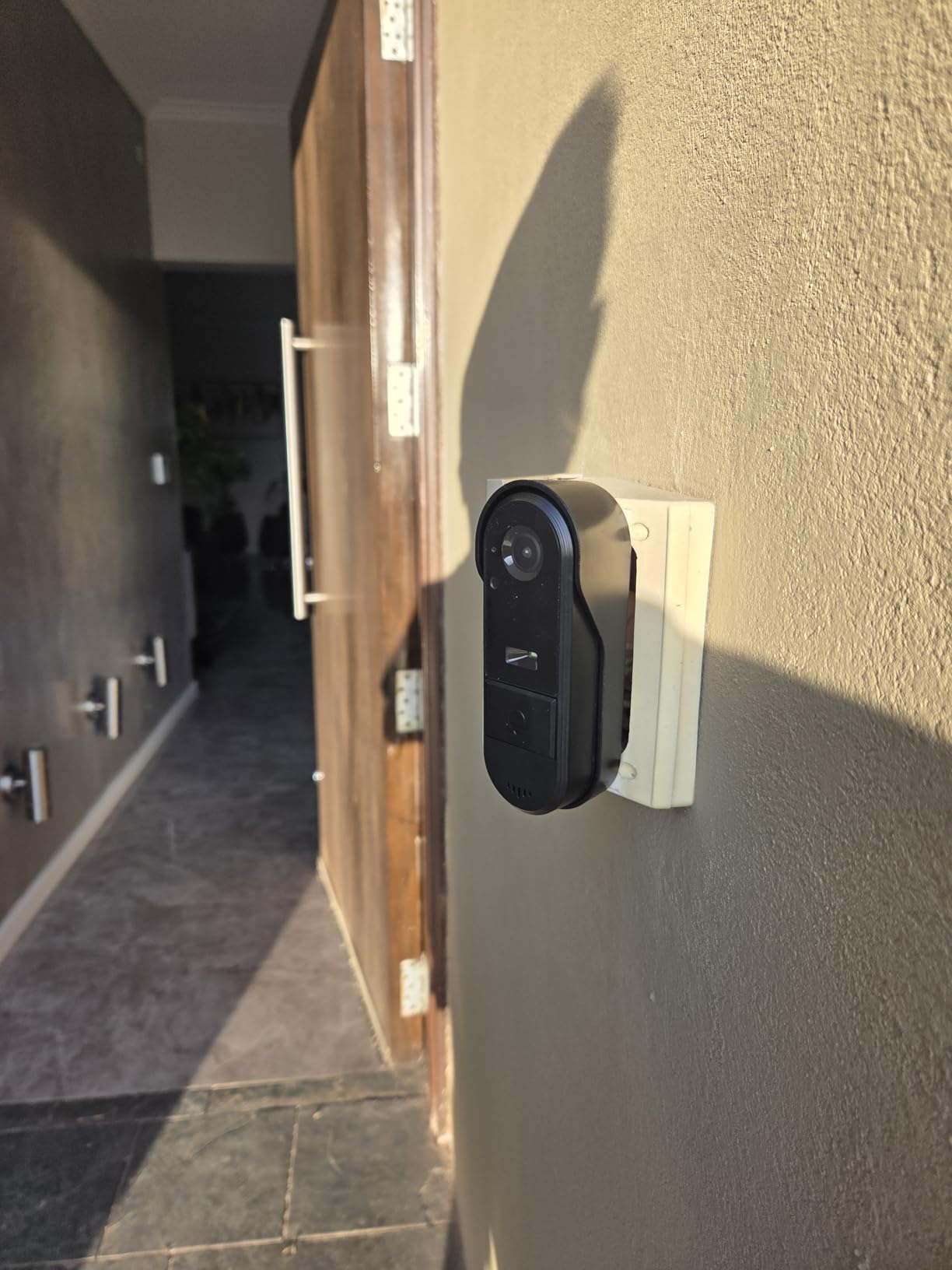 TKMARS Doorbell Camera Wireless No Subscription 1080P, Waterproof Door Bell Camera with Monitor Screen Free Storage NO WiFi and APP Needed, Video Intercom Two-Way Audio, 170° View Angle, Night Vision customer photo 1