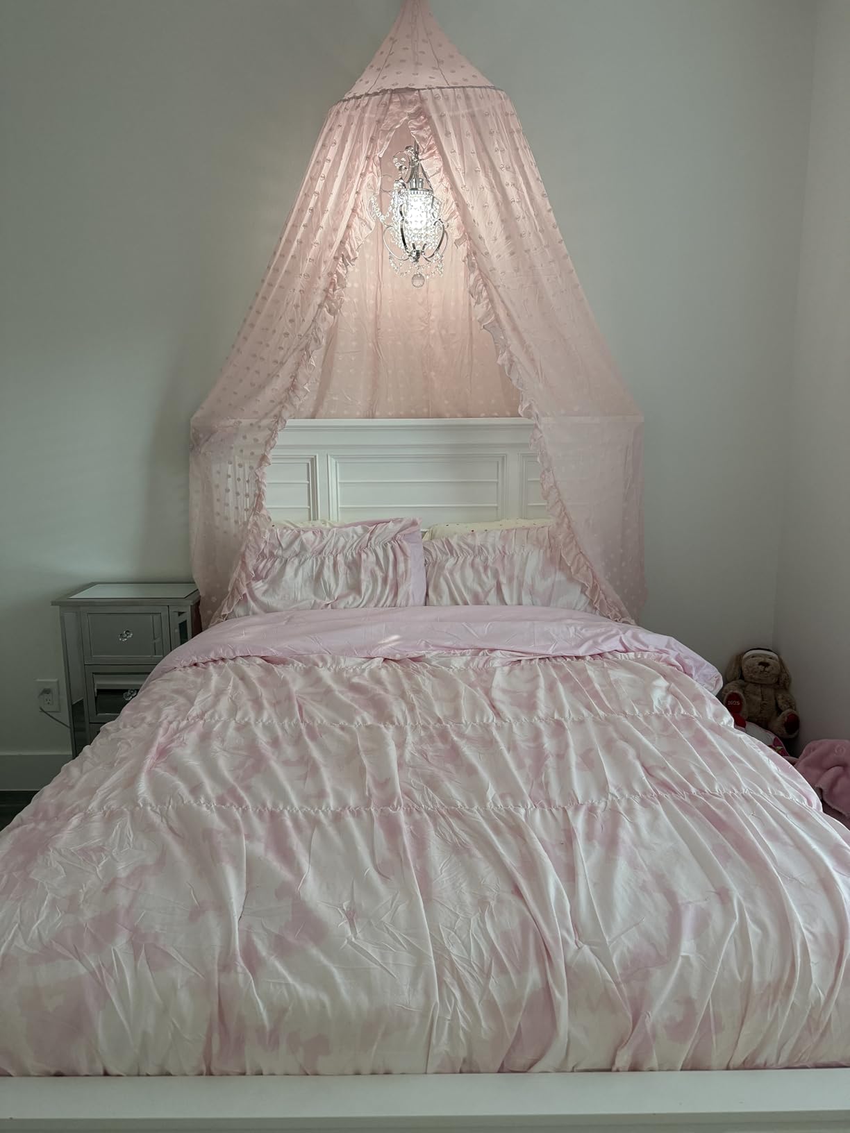Bed Canopy for Girls - Princess Bed Canopy - Crib Canopy for Boys and Girls Bedroom Decor customer photo 1